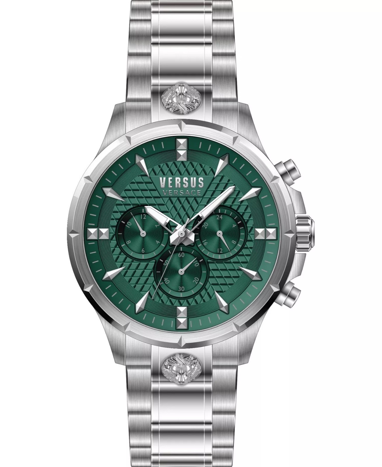 Versus Versace Men s Chrono LionStainless Steel Bracelet Watch 45mm
