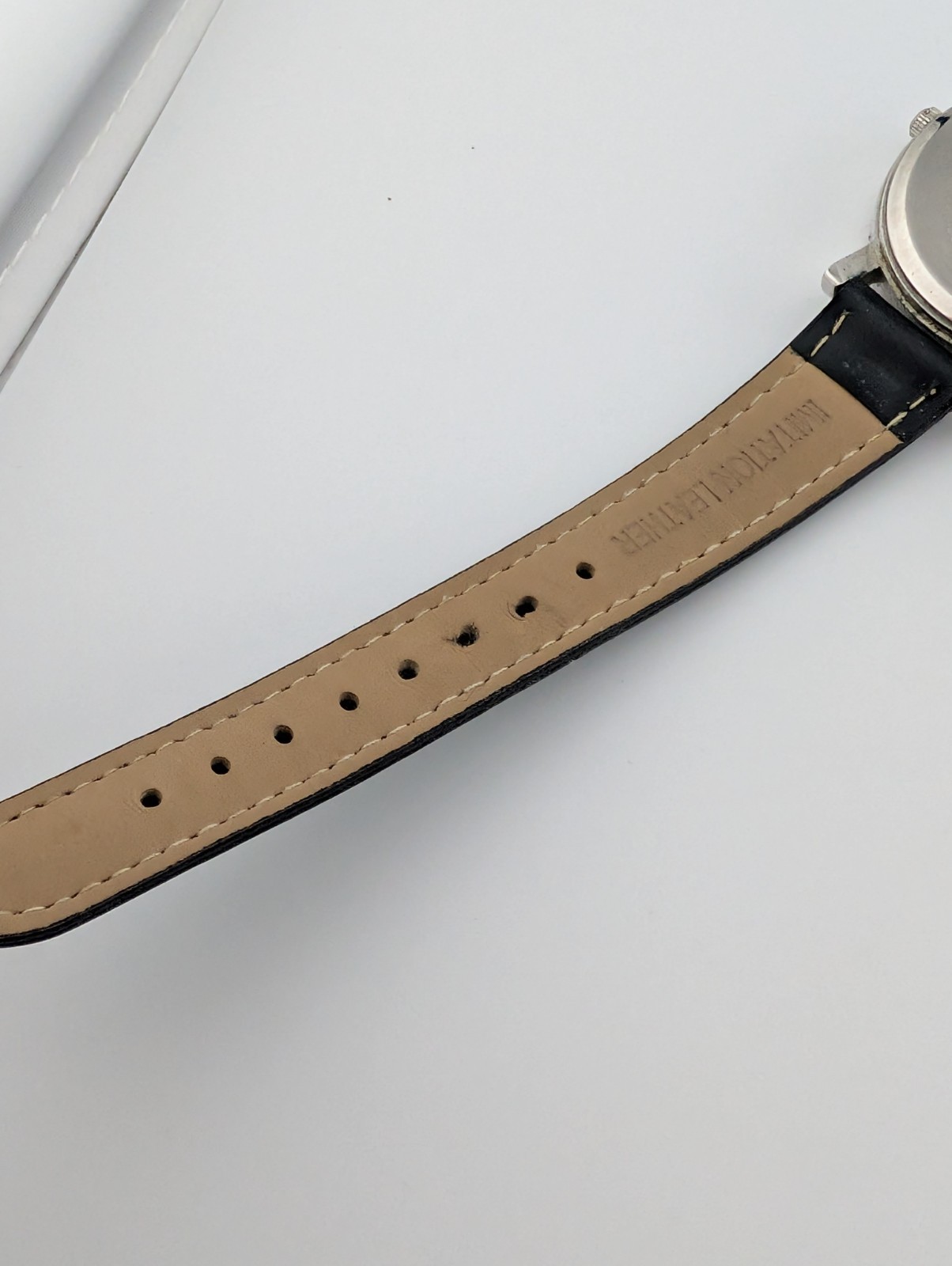Classic Silver Tone 37mm Case Colorful Hour Mark Women’s Watch- New Battery