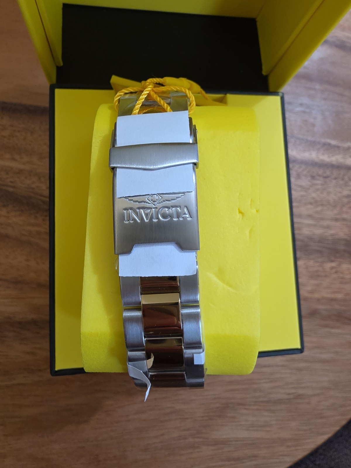 Invicta Men’s Watch – Speedway Chrono Black Skeleton Two Tone Limited Edition