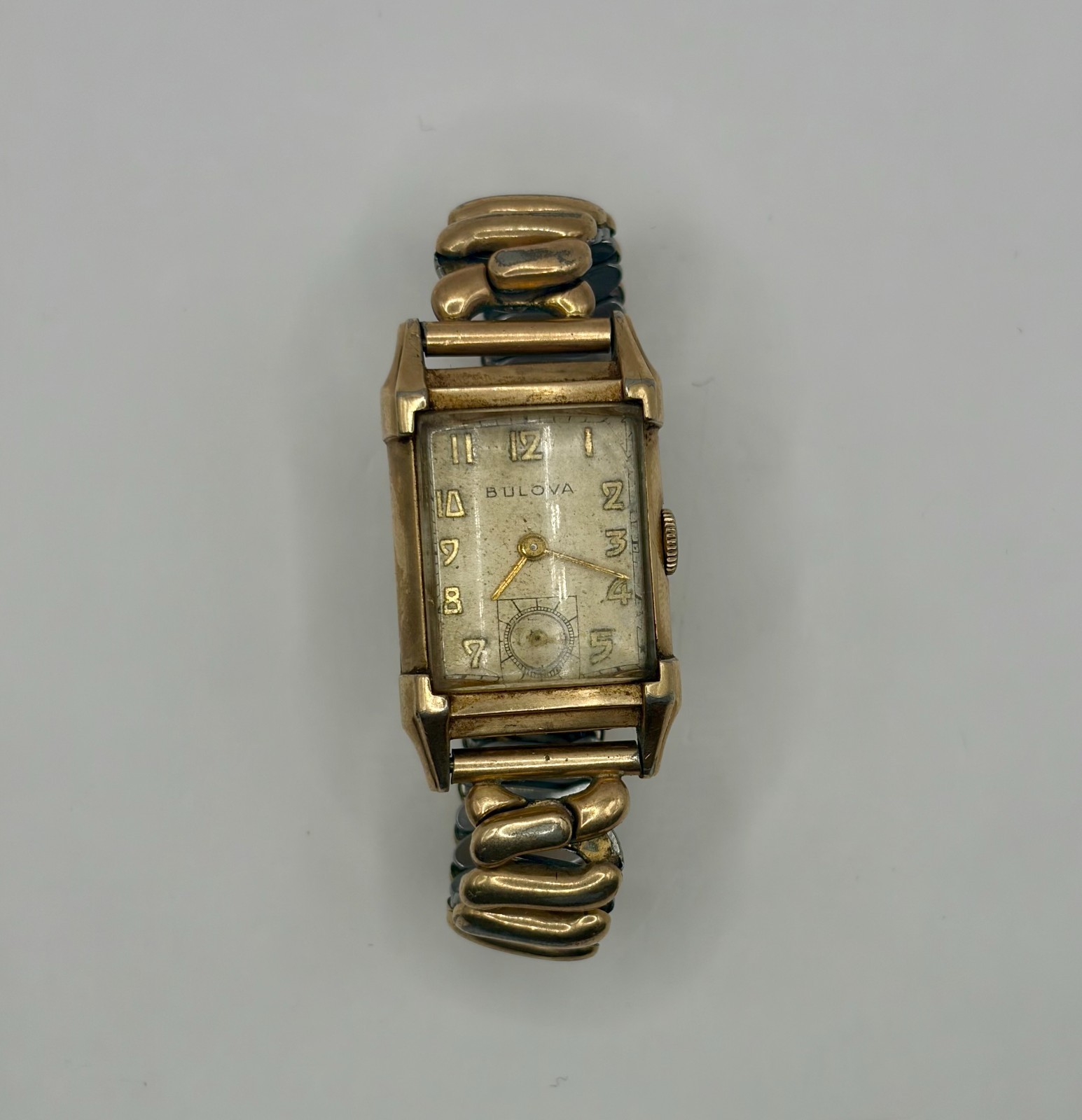 Vintage Bulova Mechanical Watch 10k Gold Plated