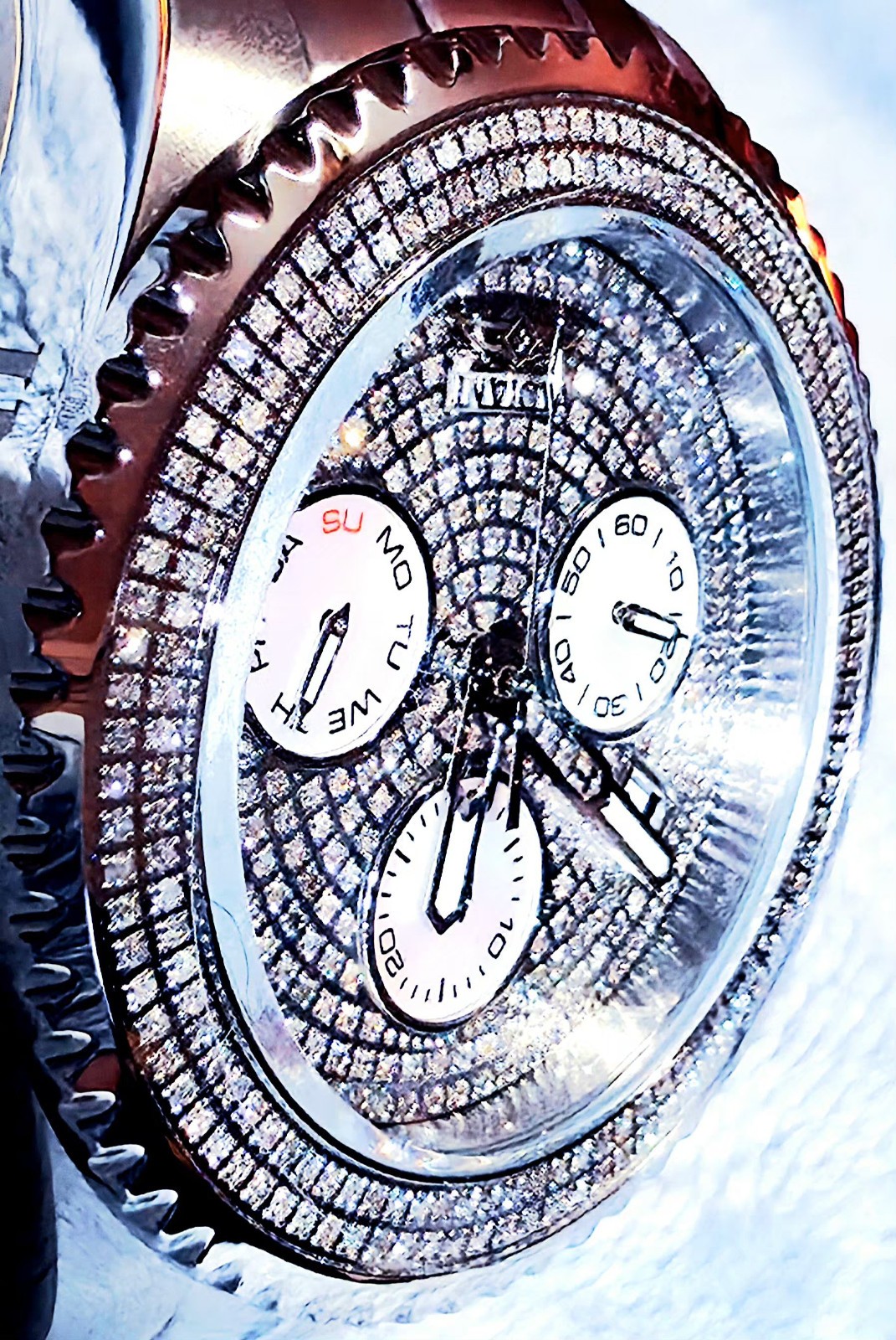 INVICTA SWISS MADE DIAMOND 2 CTW GRAND DIVER PRO 300M STAINLESS STEEL WATCH SALE