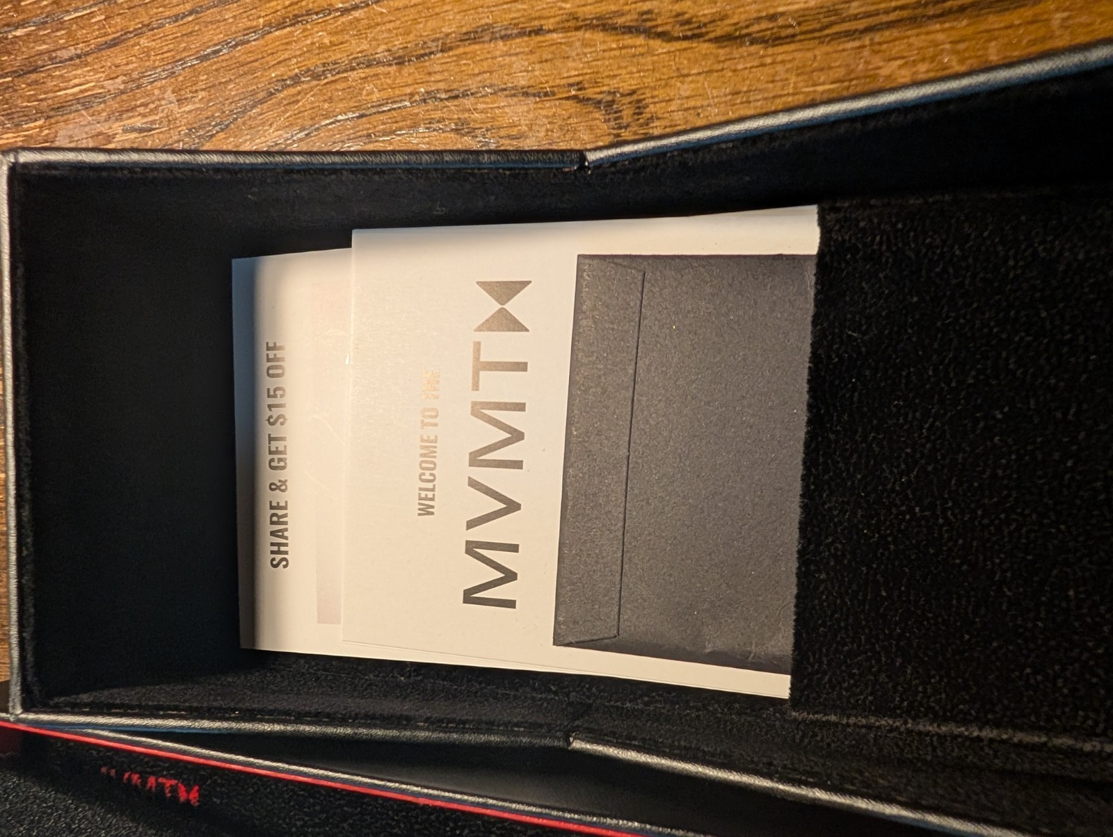 MVMT By Movado Men’s Classic Tan Leather Watch 45mm Black Dial With Box! Runs