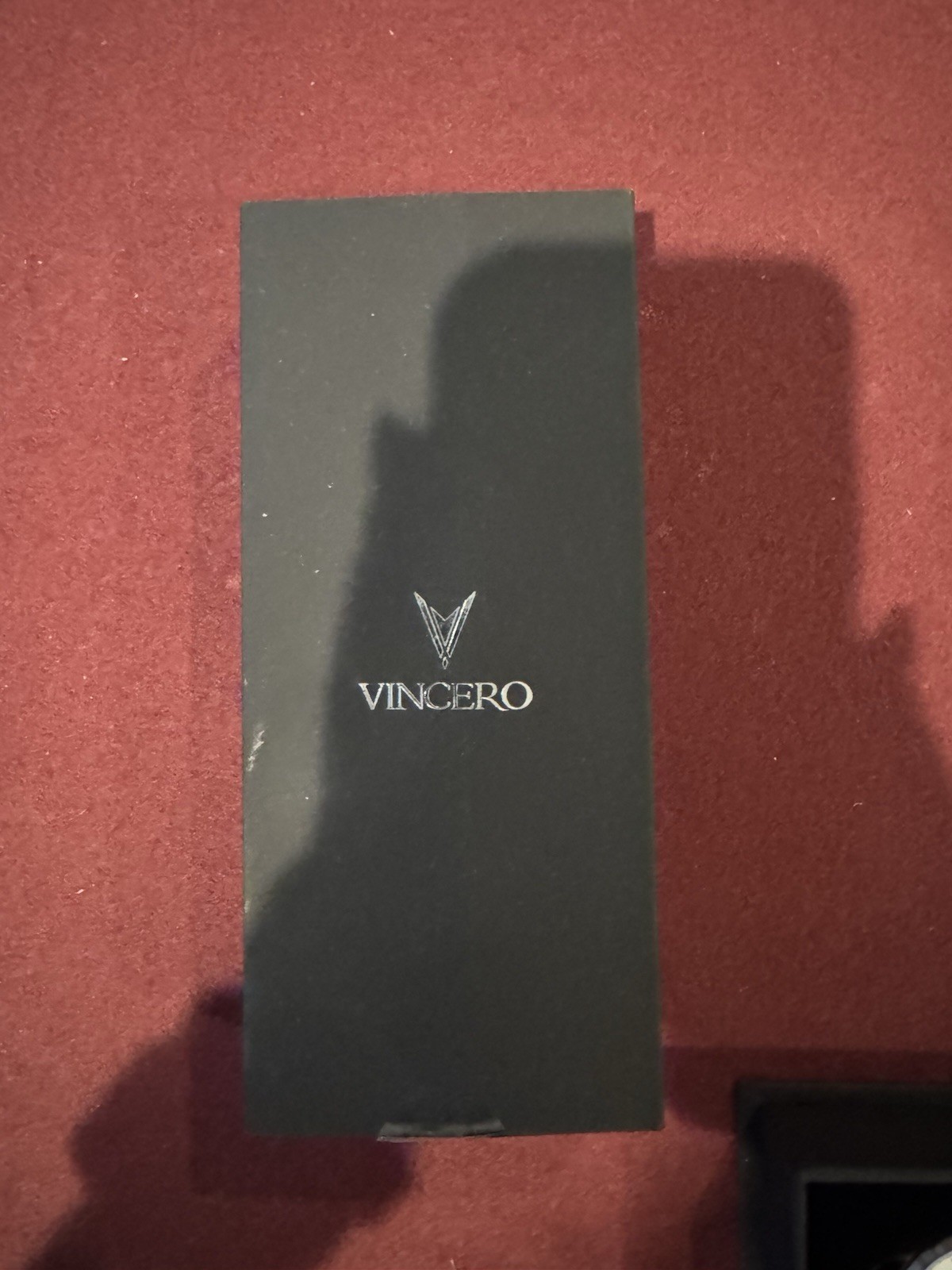 Vincero Men’s Quartz Chronograph Date White Dial Rose Gold Black Leather Strap