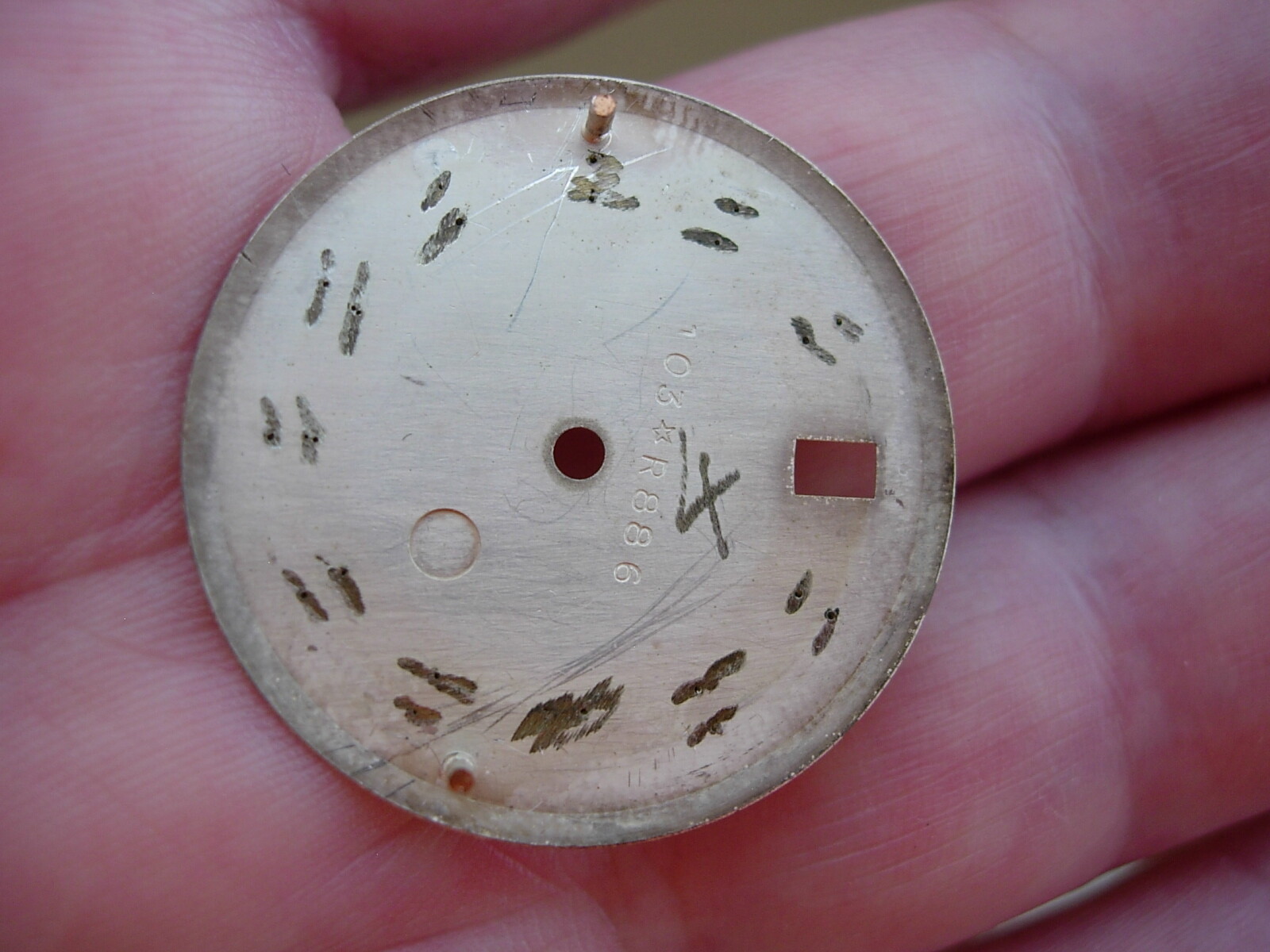 Rolex 100% original 36mm pie pan 1601/3 dial with Arrow markers and Sword hands