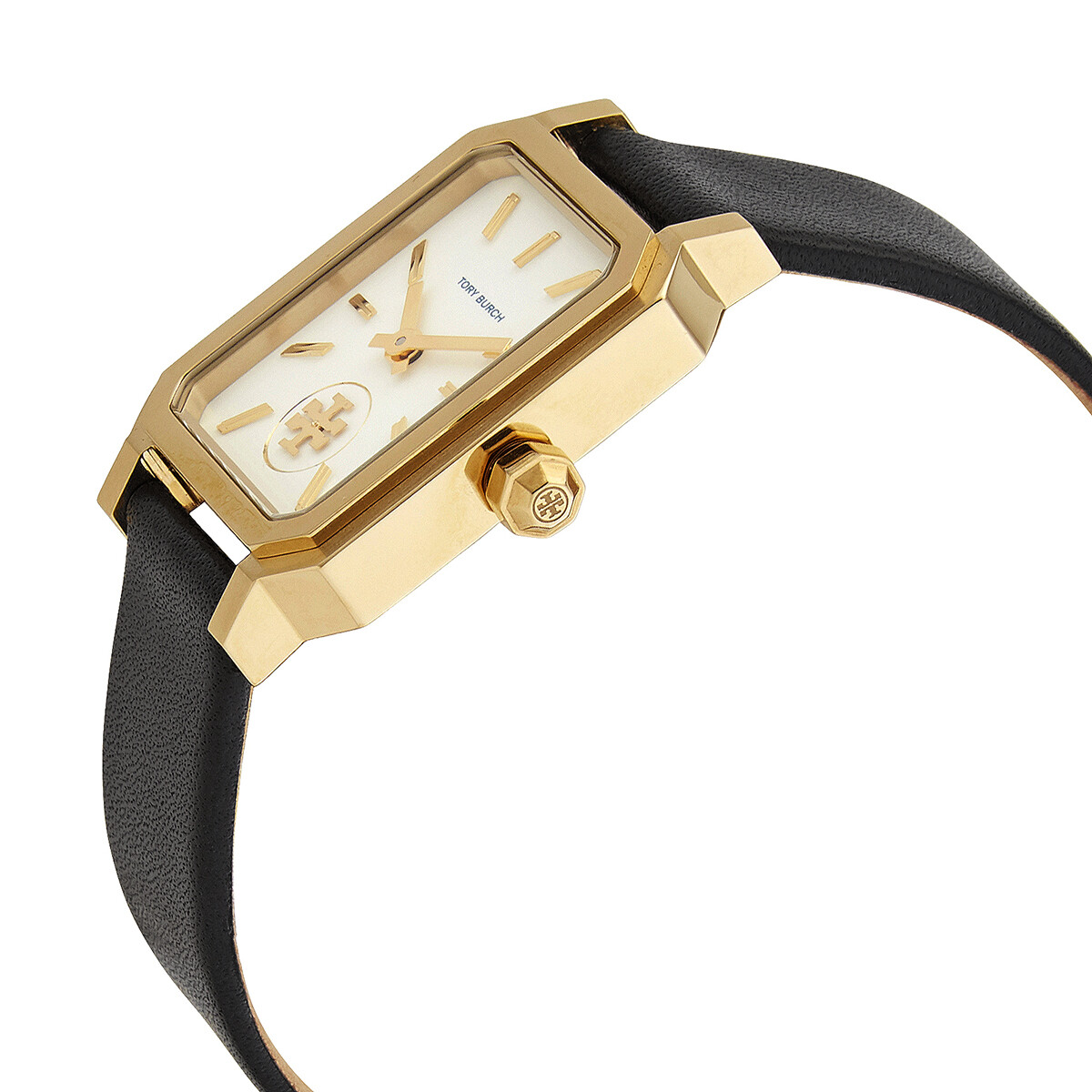 Tory Burch TBW1504 Womens The Robinson Ivory/Gold/Black Watch