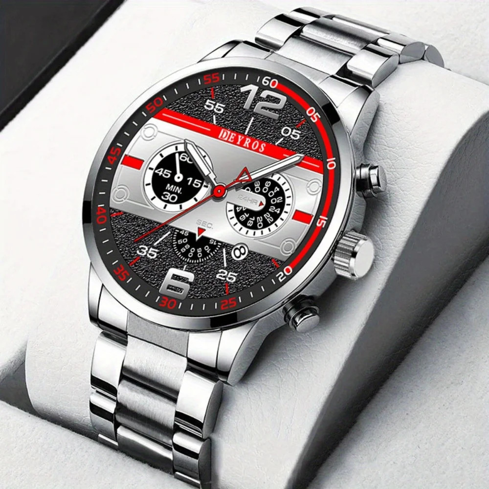 Men’s Casual Quartz Wristwatch – A Perfect Daily Accessory and Gift Option