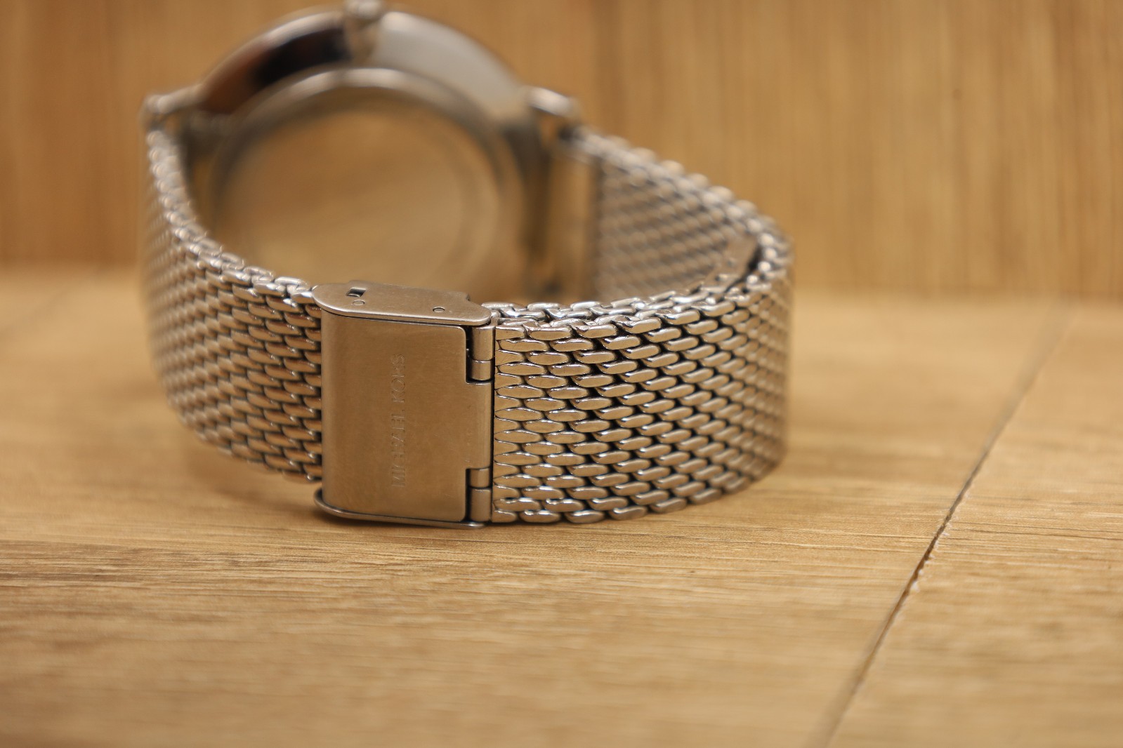 Michael Kors Pyper Women MK-4338 Silver Milanese Band 38mm Watch 7.5″ New Batt