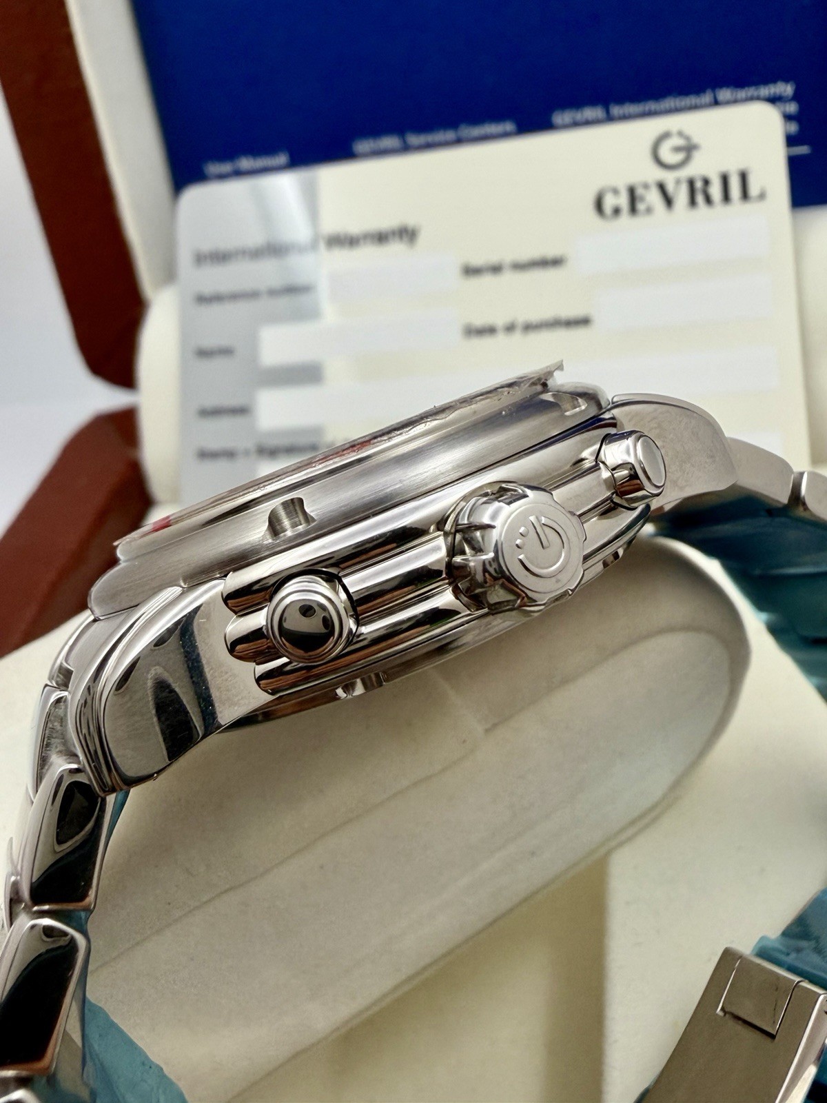 Gevril Greenwich First Generation K0111 Swiss Automatic 51J Chronograph NOS Mint