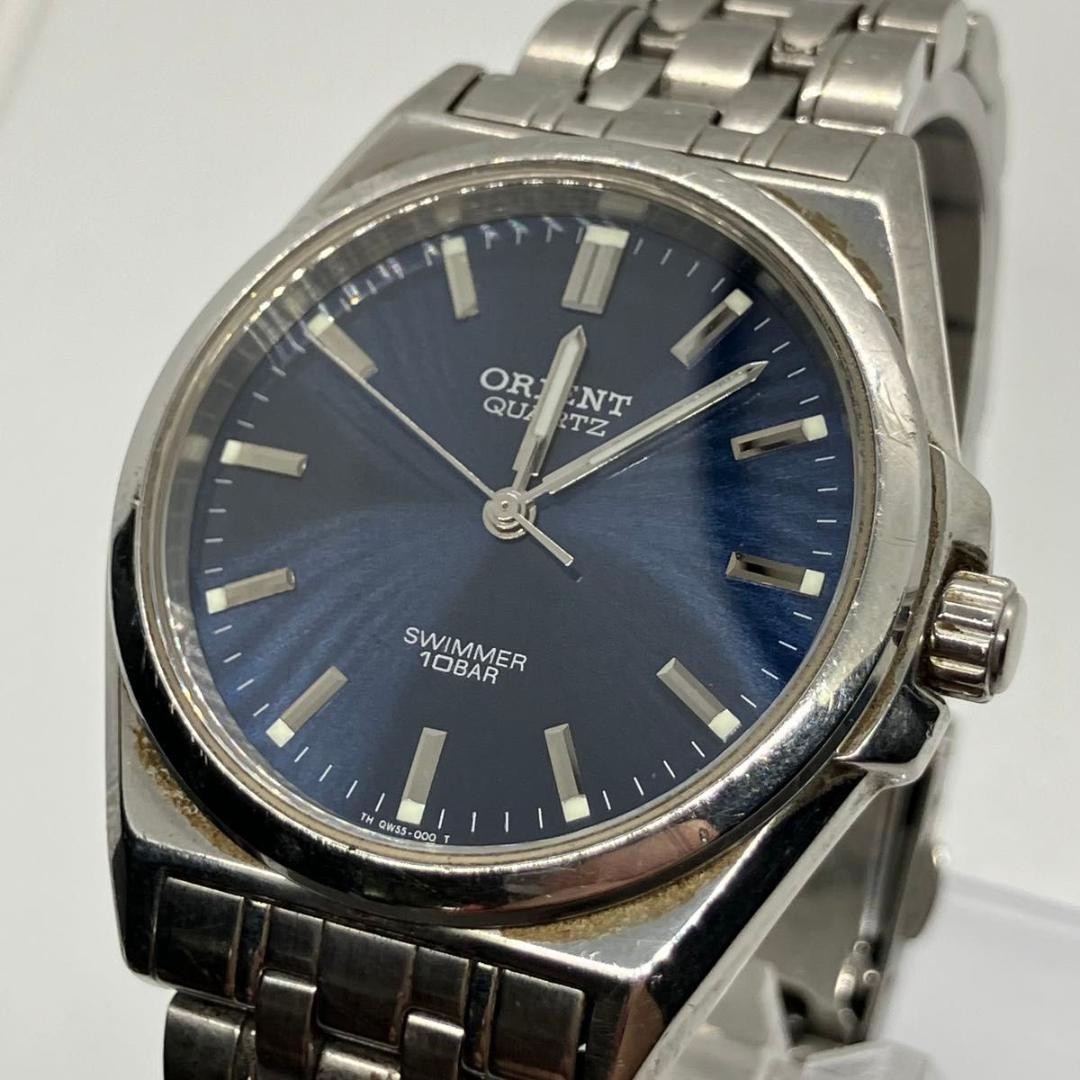 Orient Swimmer 10bar Quartz Blue Dial Watch