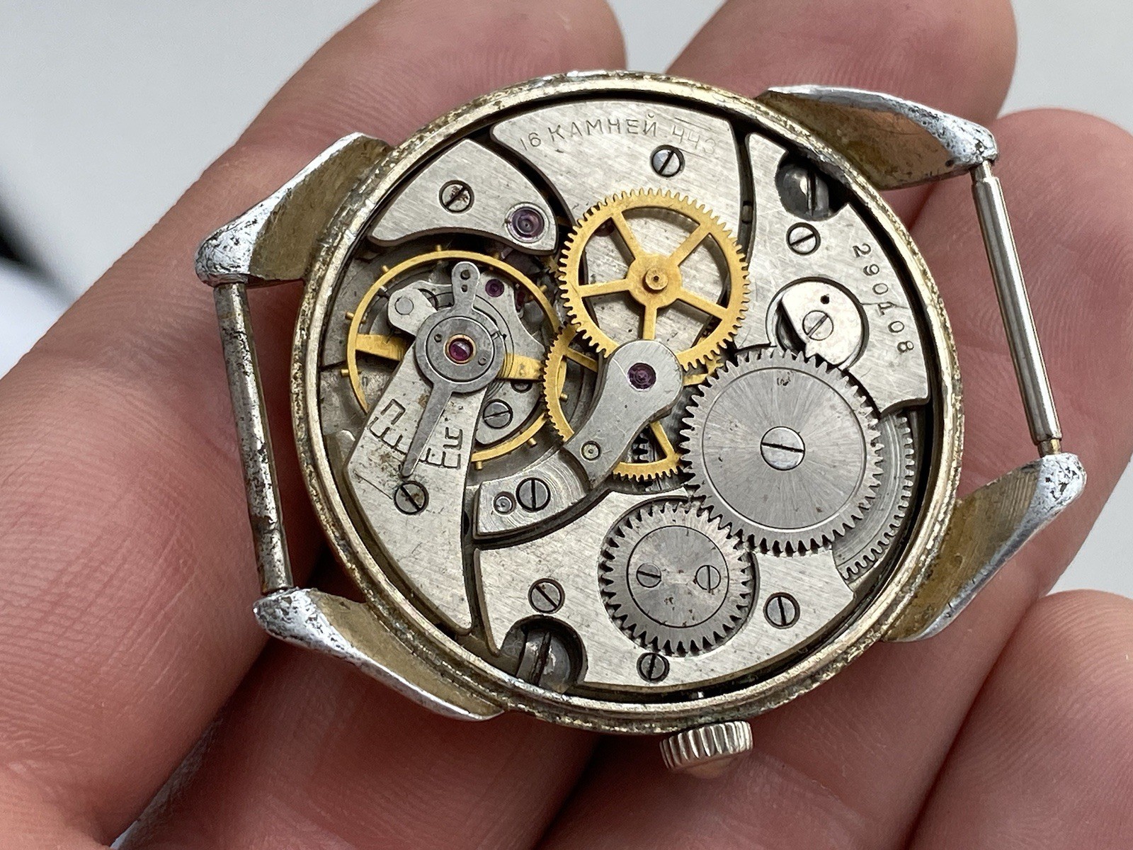 Vintage Watch Ural 16 Jewels Mechanical USSR ChChZ