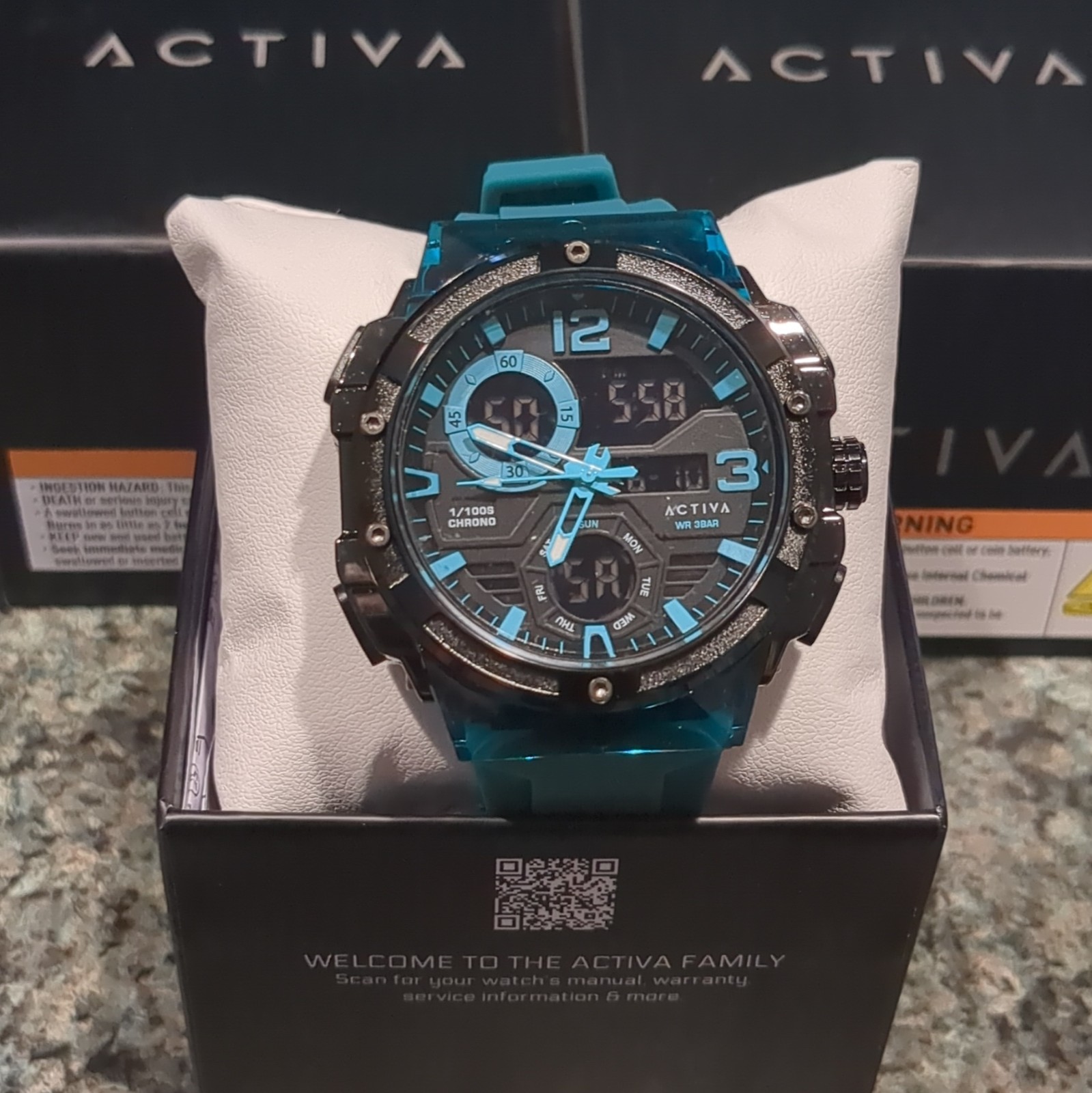 Invicta Activa Pixel x Digital Men’s Watch 50mm Analog Mercedes Benz.