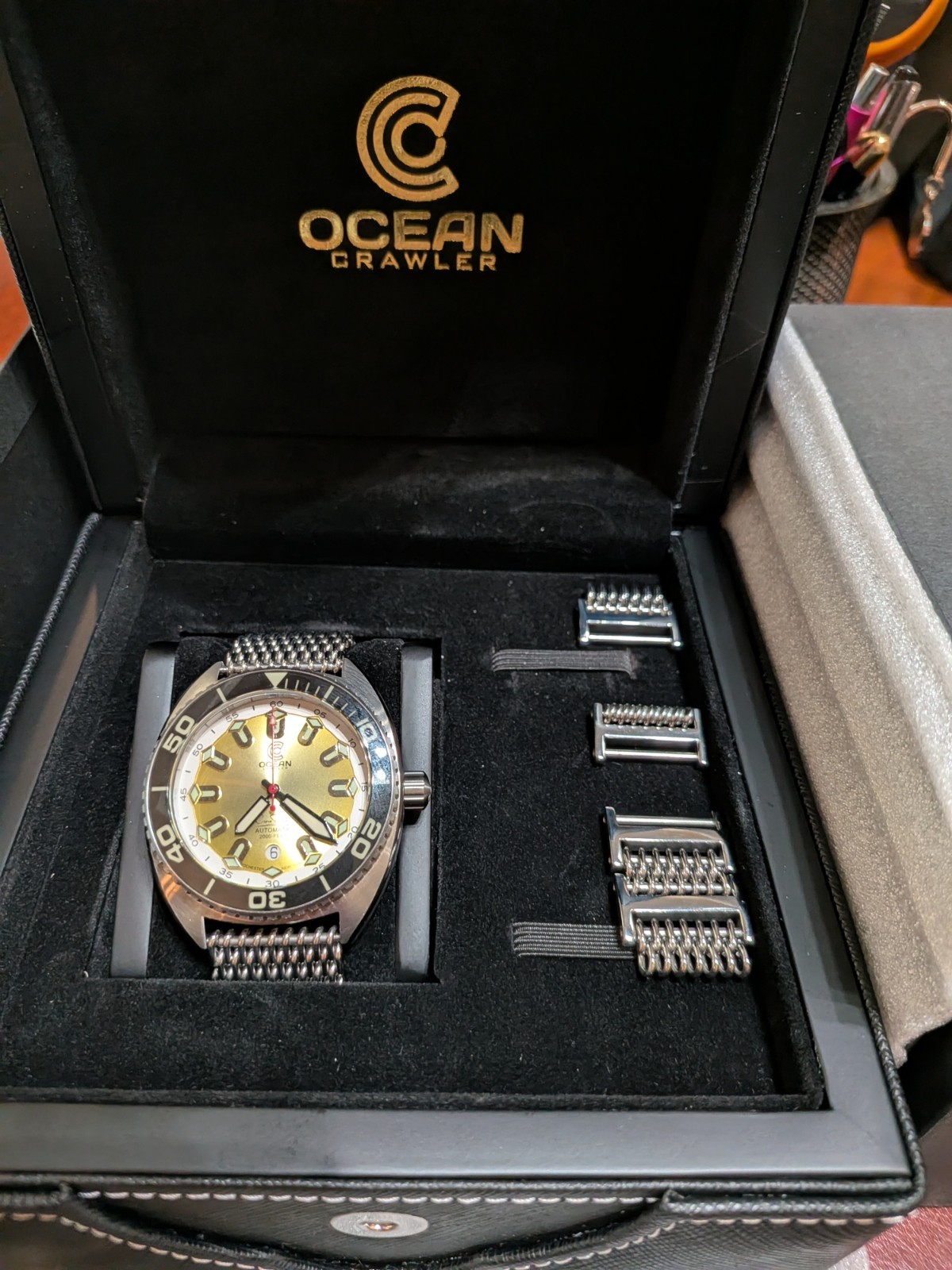 Ocean Crawler Core Diver – Yellow Refractor -Summer edition