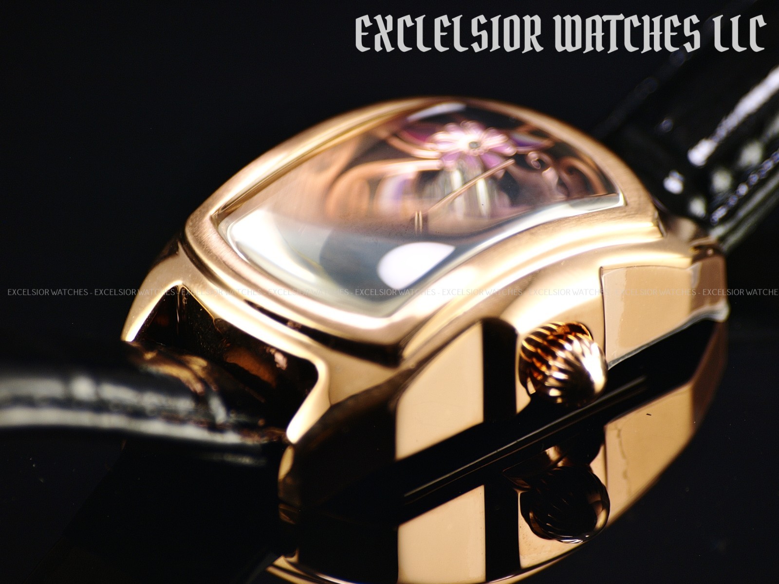Invicta Women’s Lupah Rose Gold Dial 29mm Special Edition Floral Watch 23221