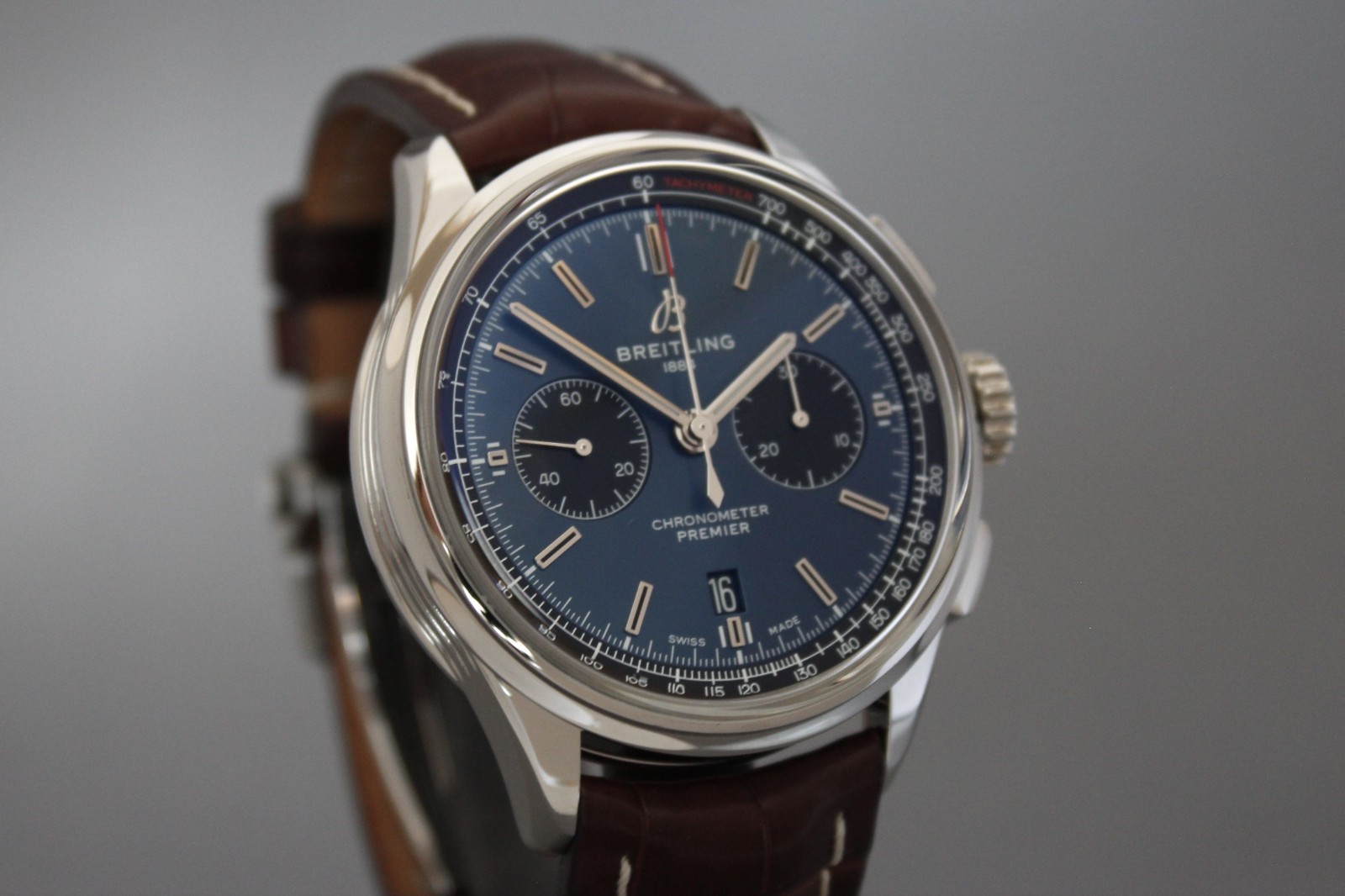 Breitling Premier B01 Chronograph 42 AB0118 2023 Full Set inc Warranty 2x Straps