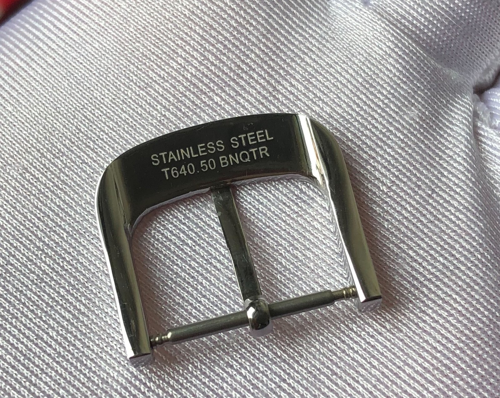 Brand New Tissot Strap Pin Buckle – Steel Color, Gold Color 18mm