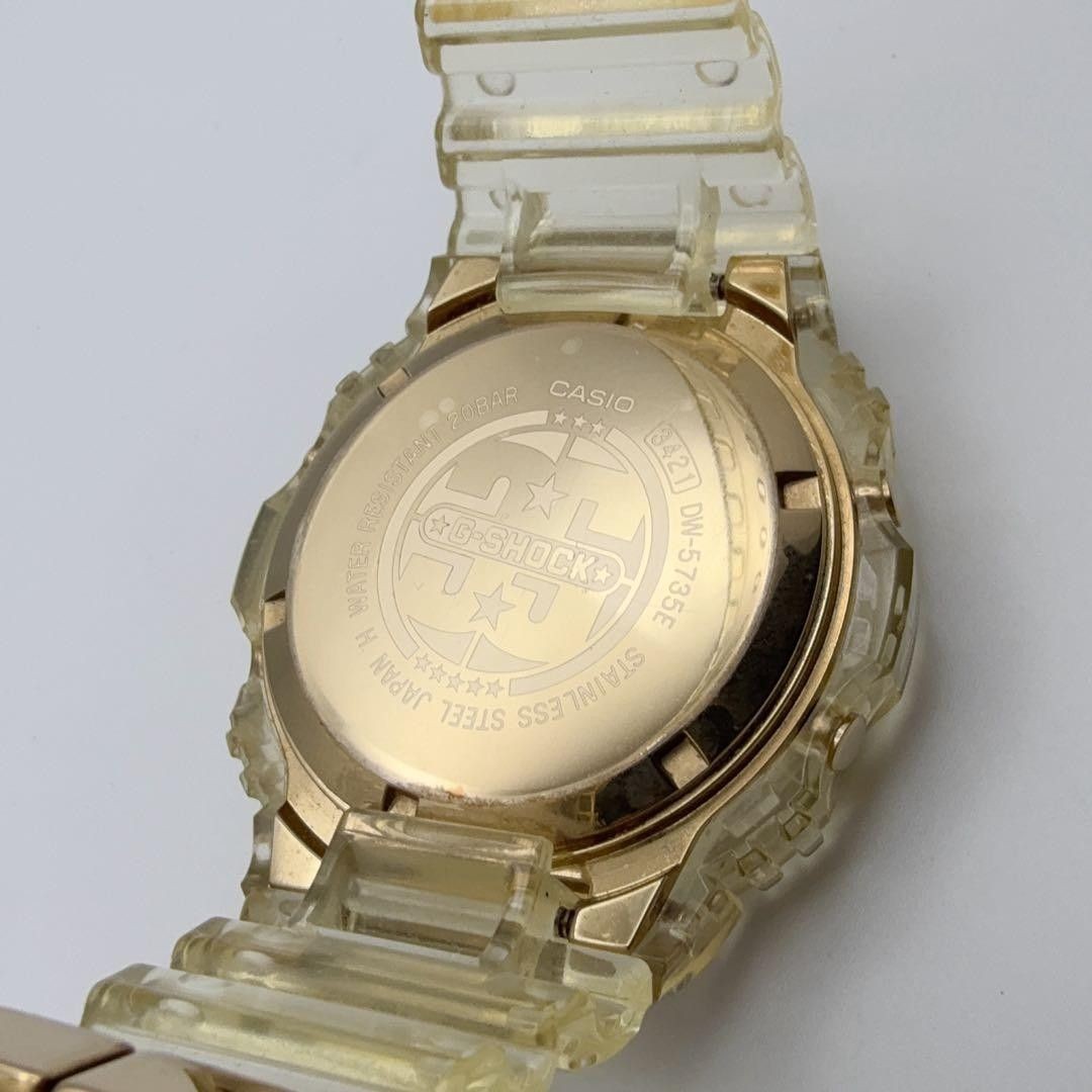 Rare Limited Level CASIO G SHOCK DW 5035E 7JR 35th Anniversary Model Clear
