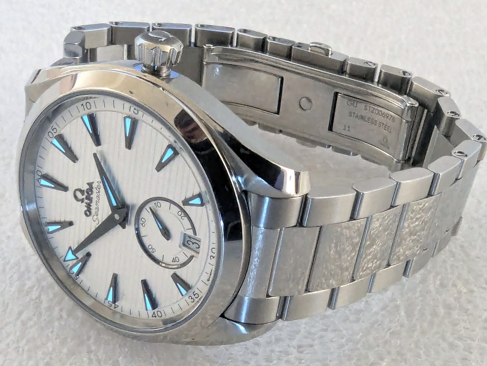 NEW Omega Seamaster Aqua Terra Small Seconds Silver Dial 220.10.41.21.02.002