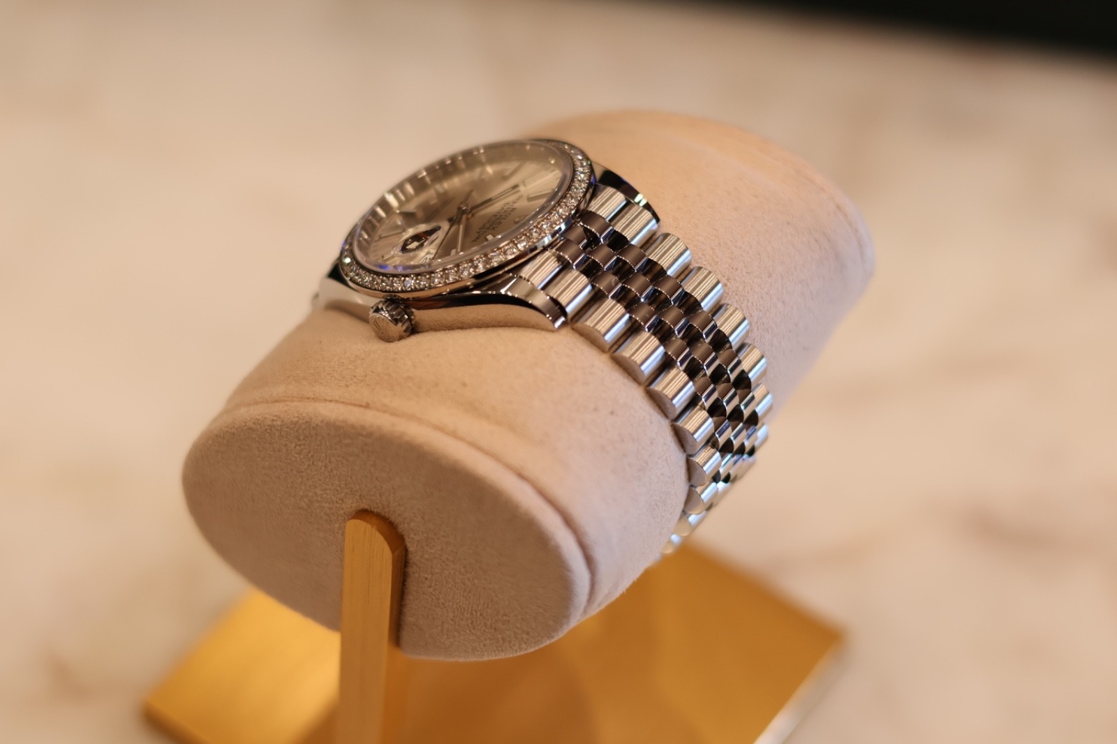 Rolex Datejust 36 Stainless Steel Factory Diamond bezel 126284RBR Jubilee