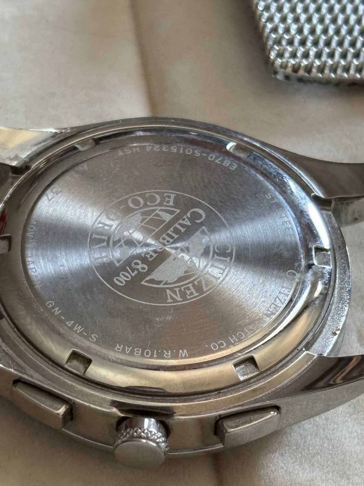 Citizen Eco-Drive Calibre 8700 Perpetual Calendar WR100 Roman Dial SS 42mm
