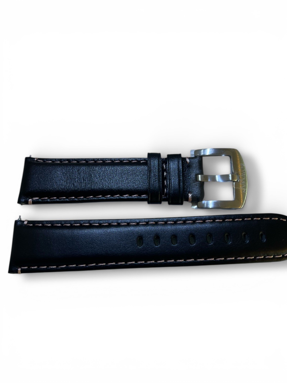 Premium Leather Strap | 22mm Genuine Leather | Field Band | Military grade