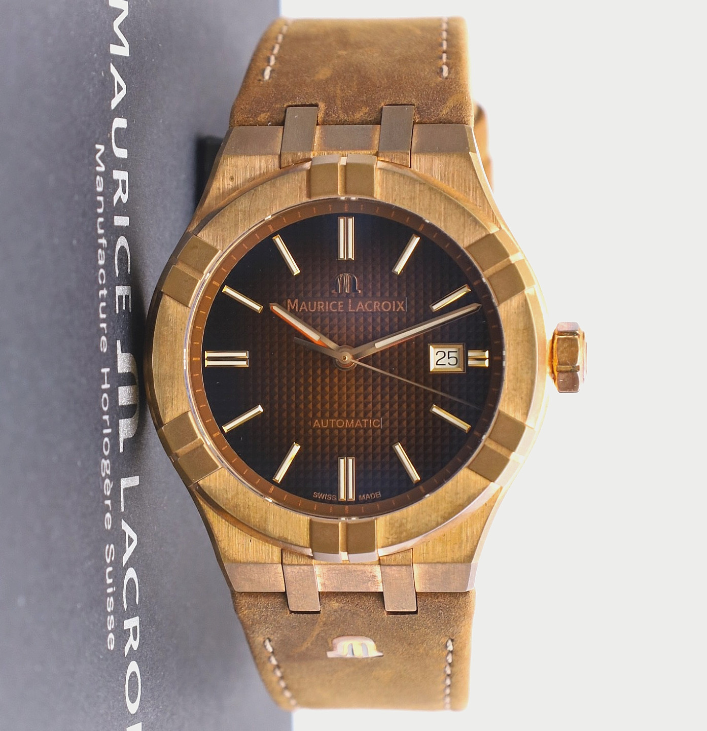 2025 Maurice Lacroix Aikon BRONZE UNWORN, with Box, PapersMaurice Lacroix Aikon