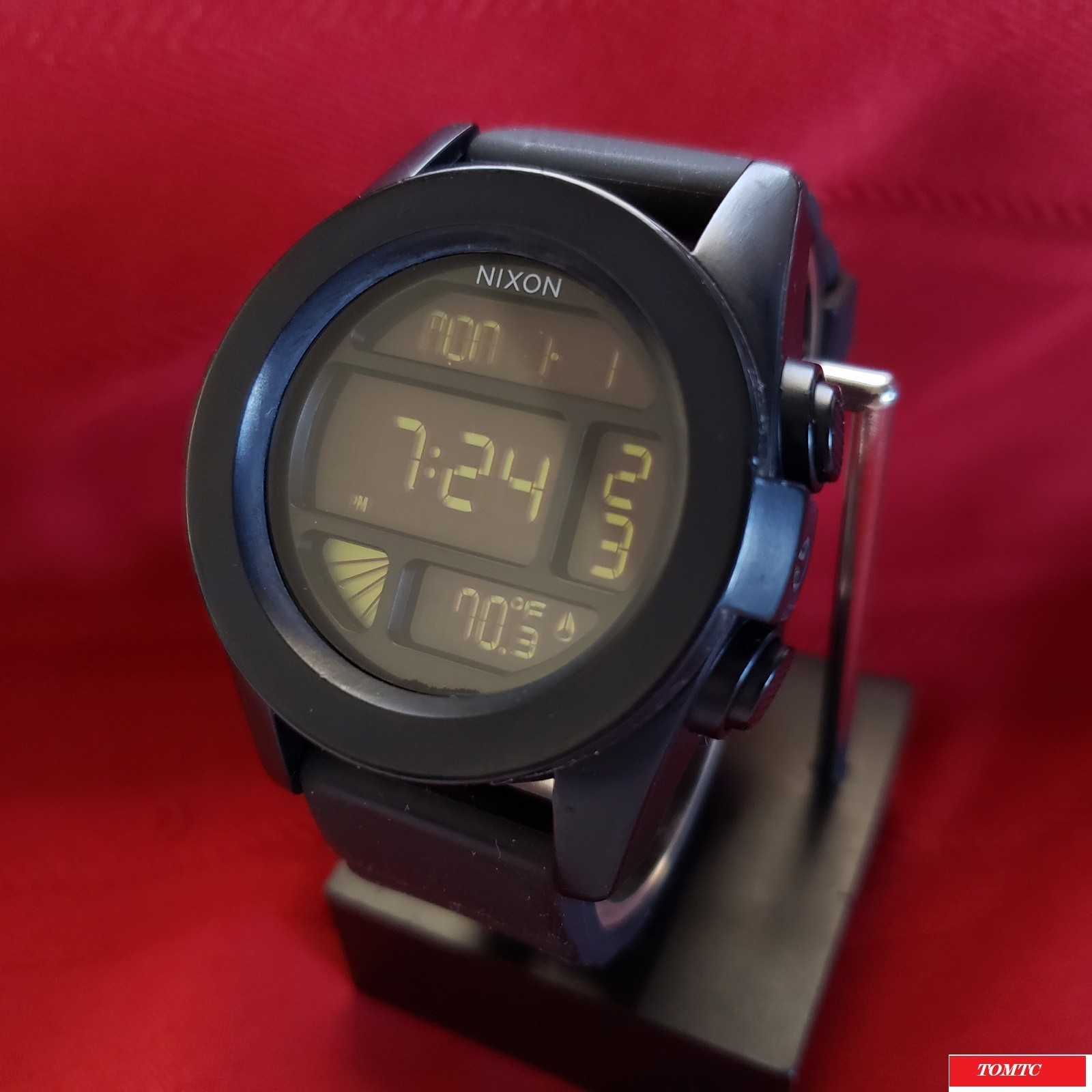 Nixon “The Unit” (Black) 100M Polycarbonate China Movement & Blacklight [11H]