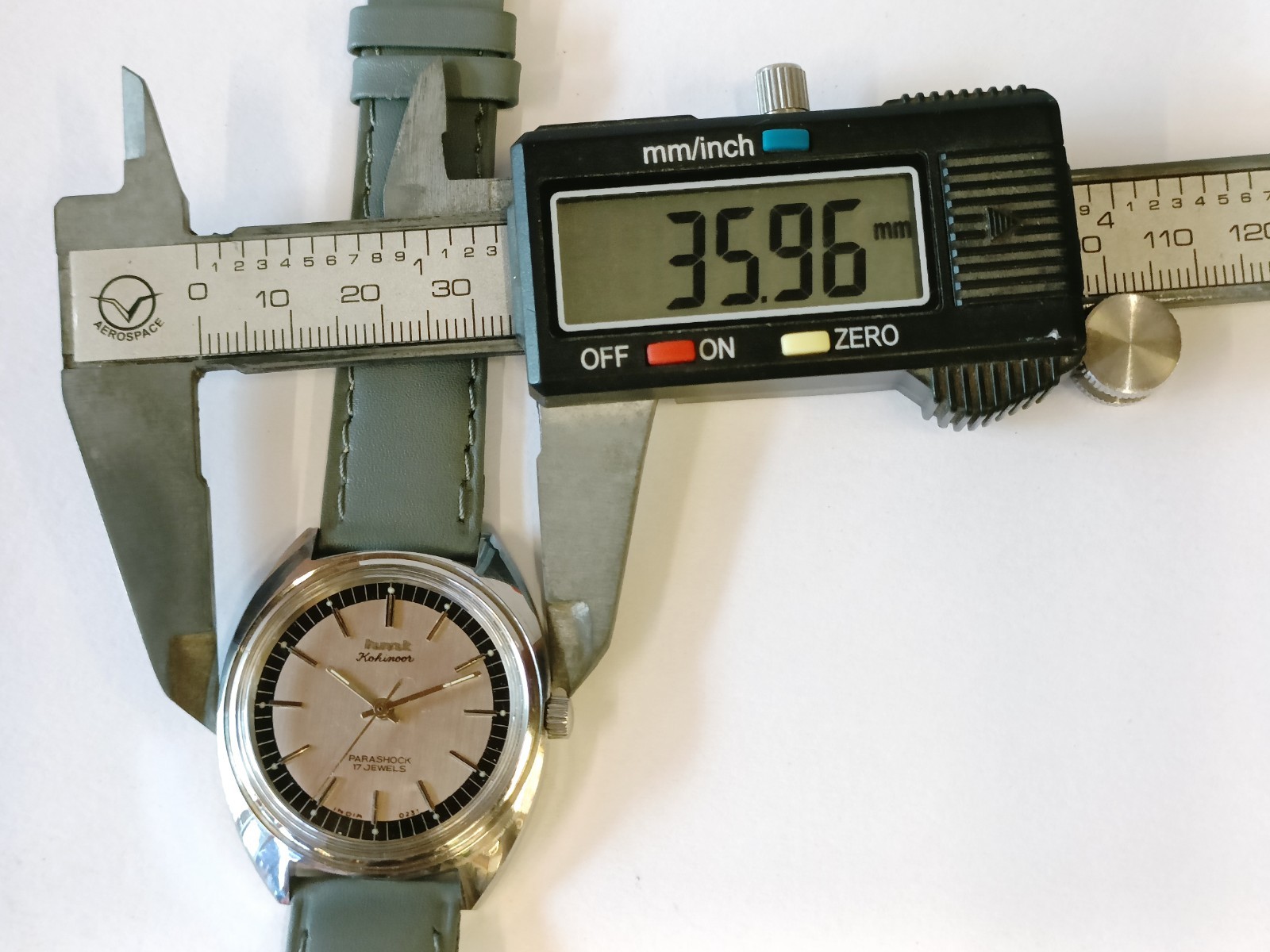 HMT KOHINOOR 17J WINDING PATINA DIAL 0231 INDIA MEN’S WORKING CONDITION