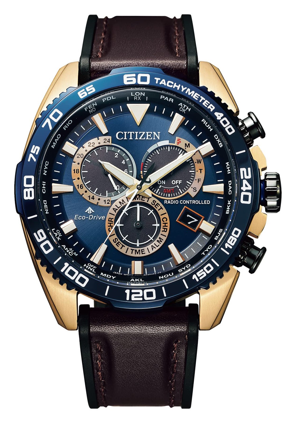 Citizen Promaster CB5039-11L Land Eco-Drive Leather Band Direct Flight Men Watch