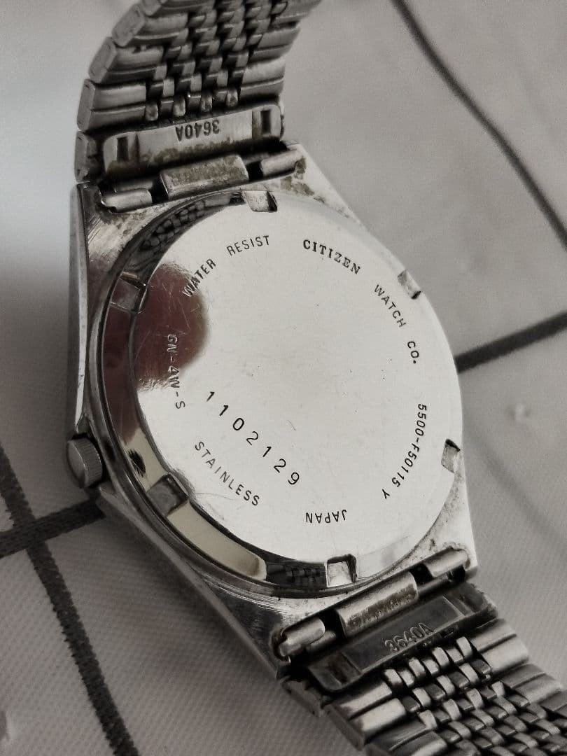 Working condition men’s watch CITIZEN FORMA 5500 quartz watch From Japan