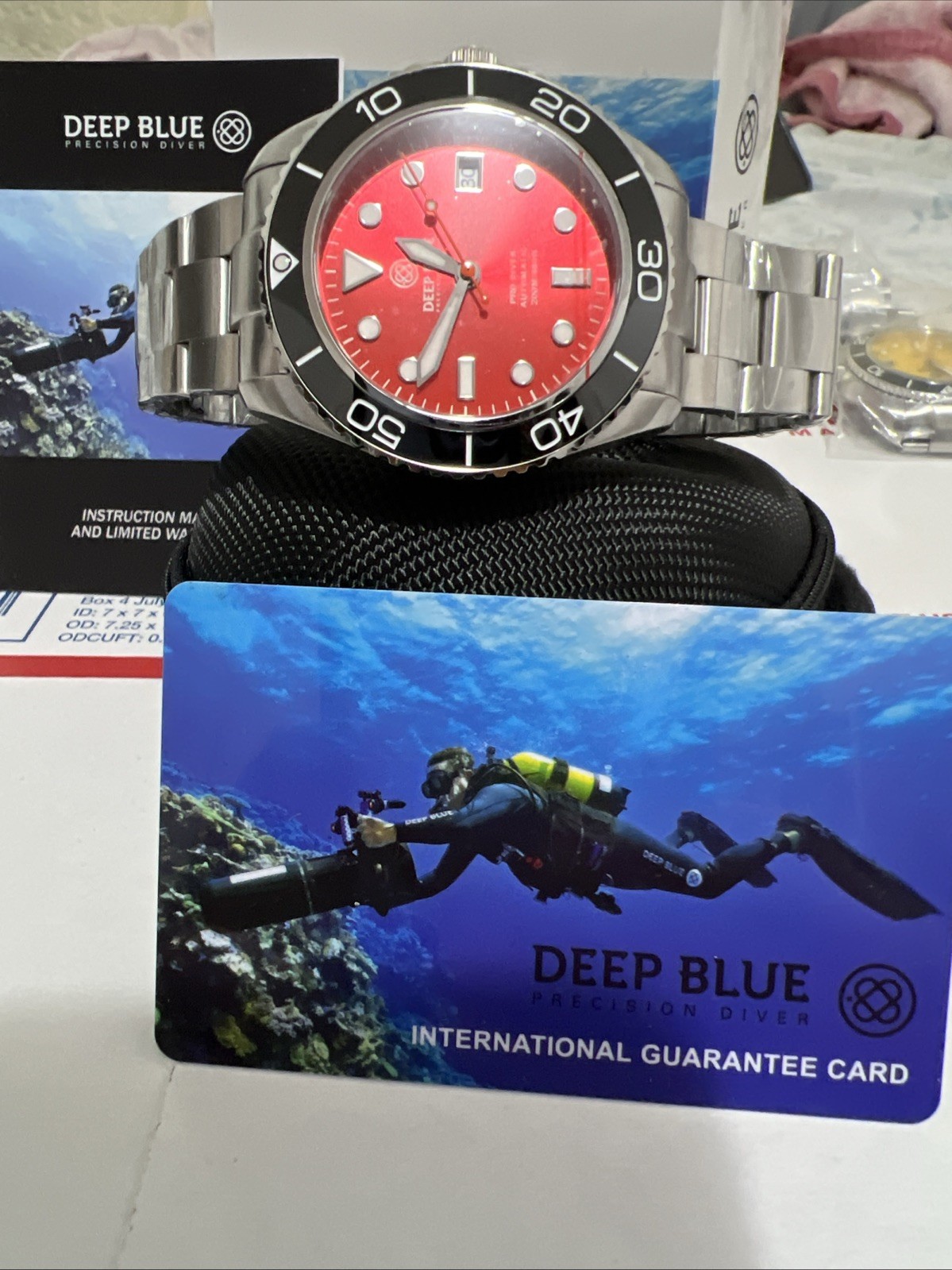 Authentic PRO DIVER 200 RED DIAL😱42.5MM AUTOMATIC🔥DIVE WATCH(BNS🎁)!