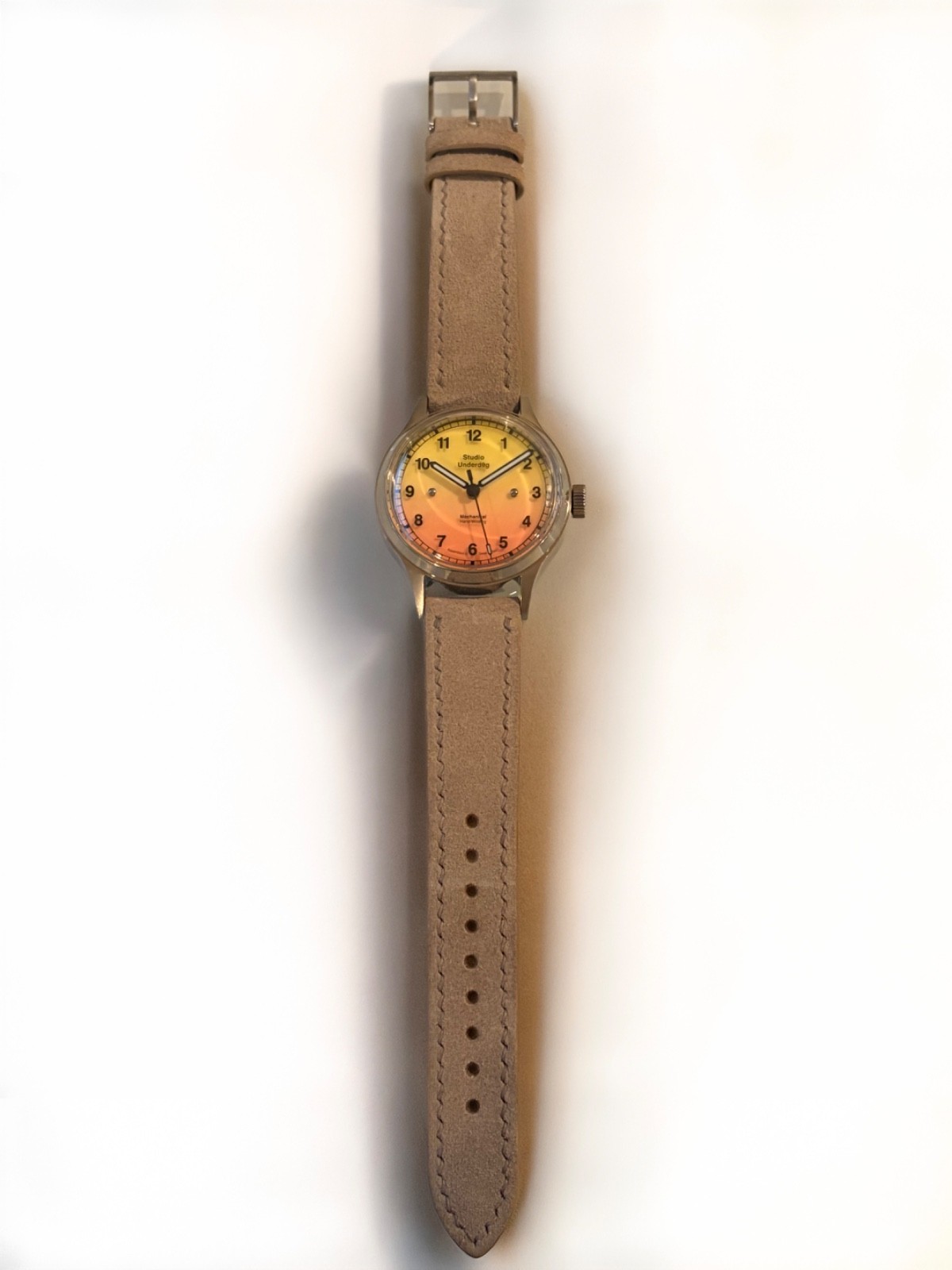 Studio Underd0g Series 02 Pink Lemonade Gen 1 Field Watch 02FSBE 38mm SW210-1