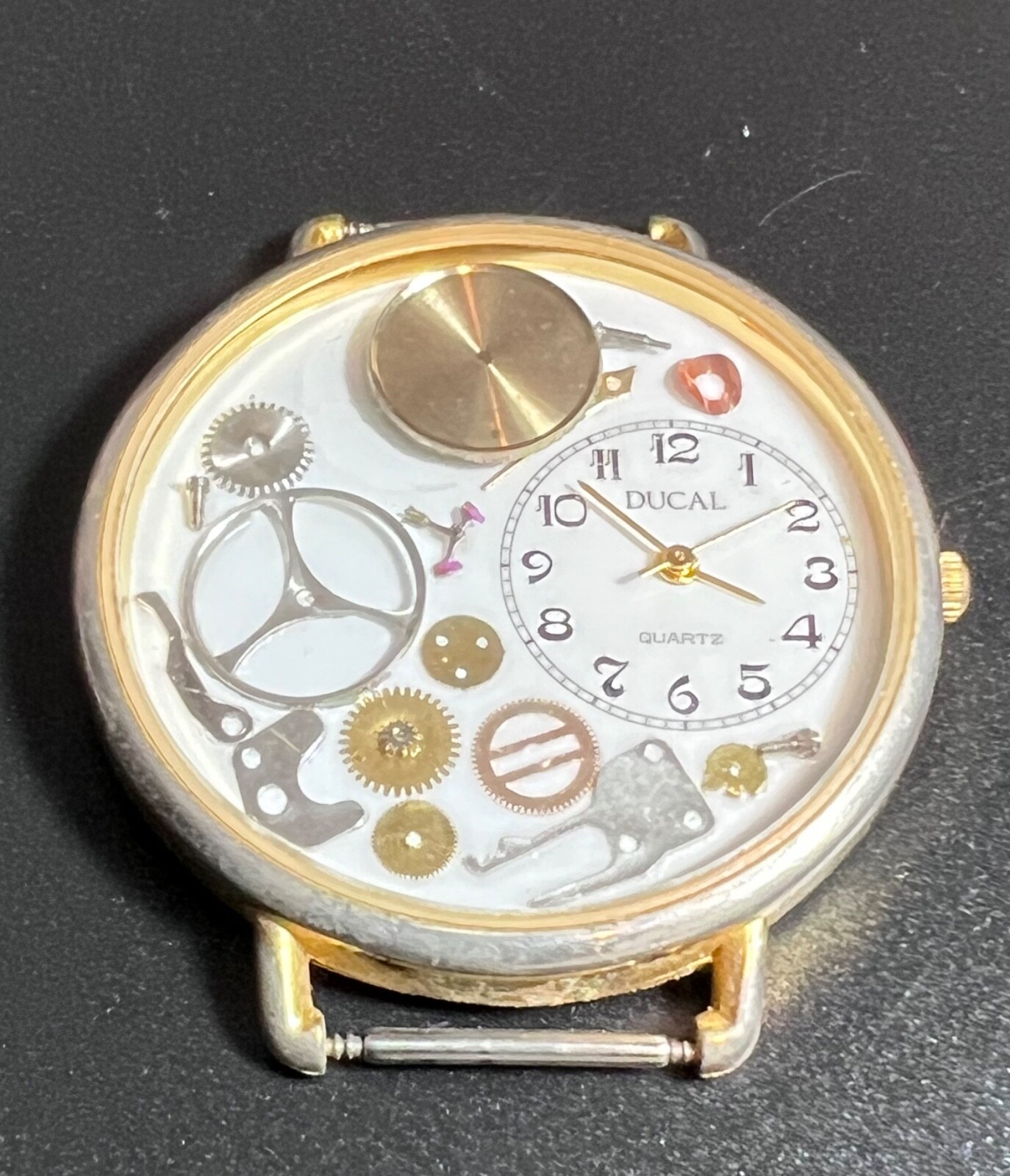 Steam Punk Ducal Quartz Unisex Quartz Unisex Watch Vintage No Bands Works Gold