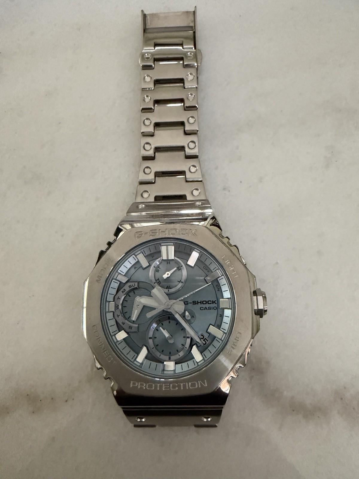 Casio G-Shock Ice-Blue GMC-B2100AD-2ACR Autoadjust Time via Smartphone Bluetooth