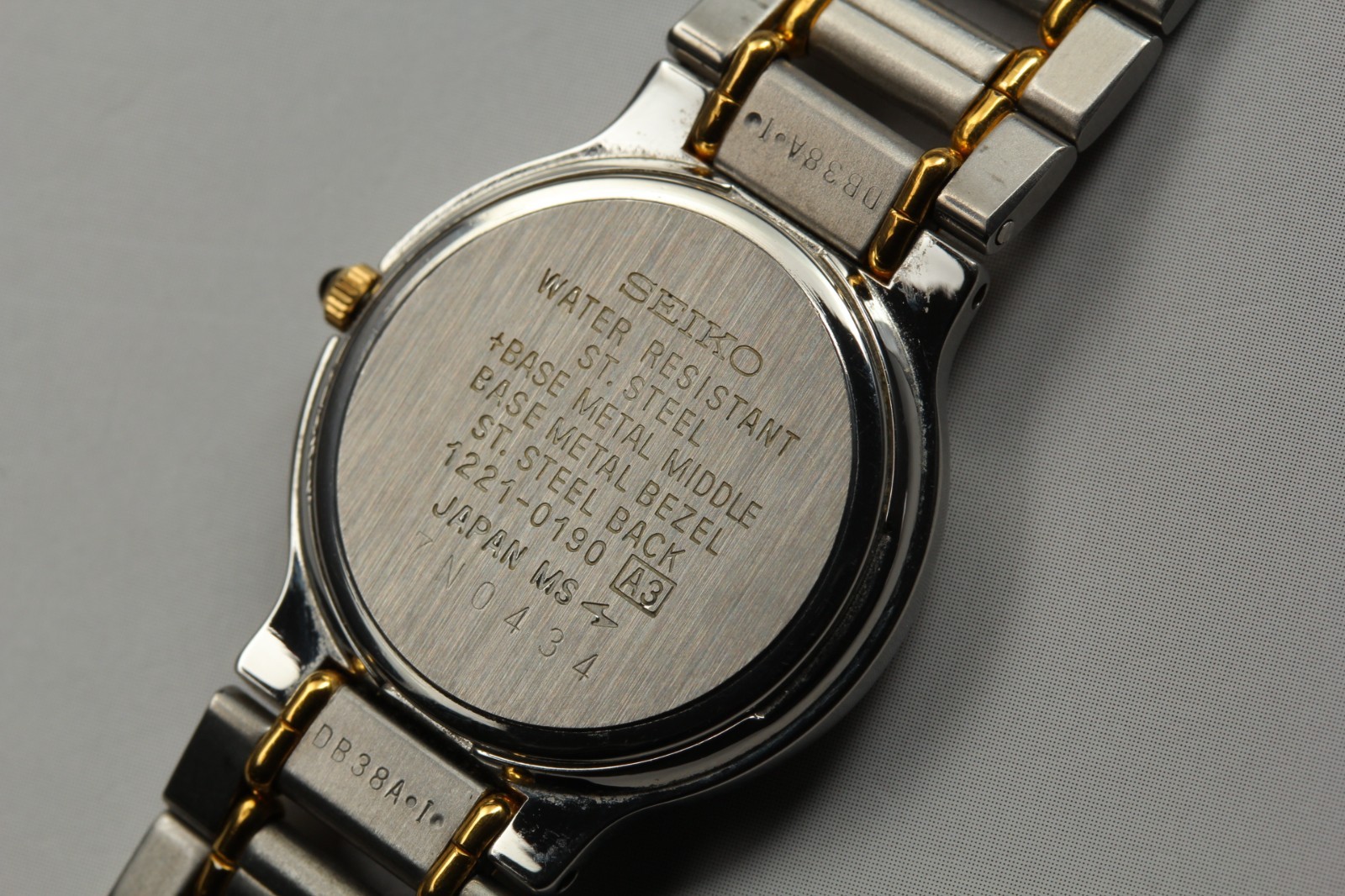 Vintage 1987 [N MINT] SEIKO EXCELINE 1221-0190 Womens Quartz Watch From JAPAN#81