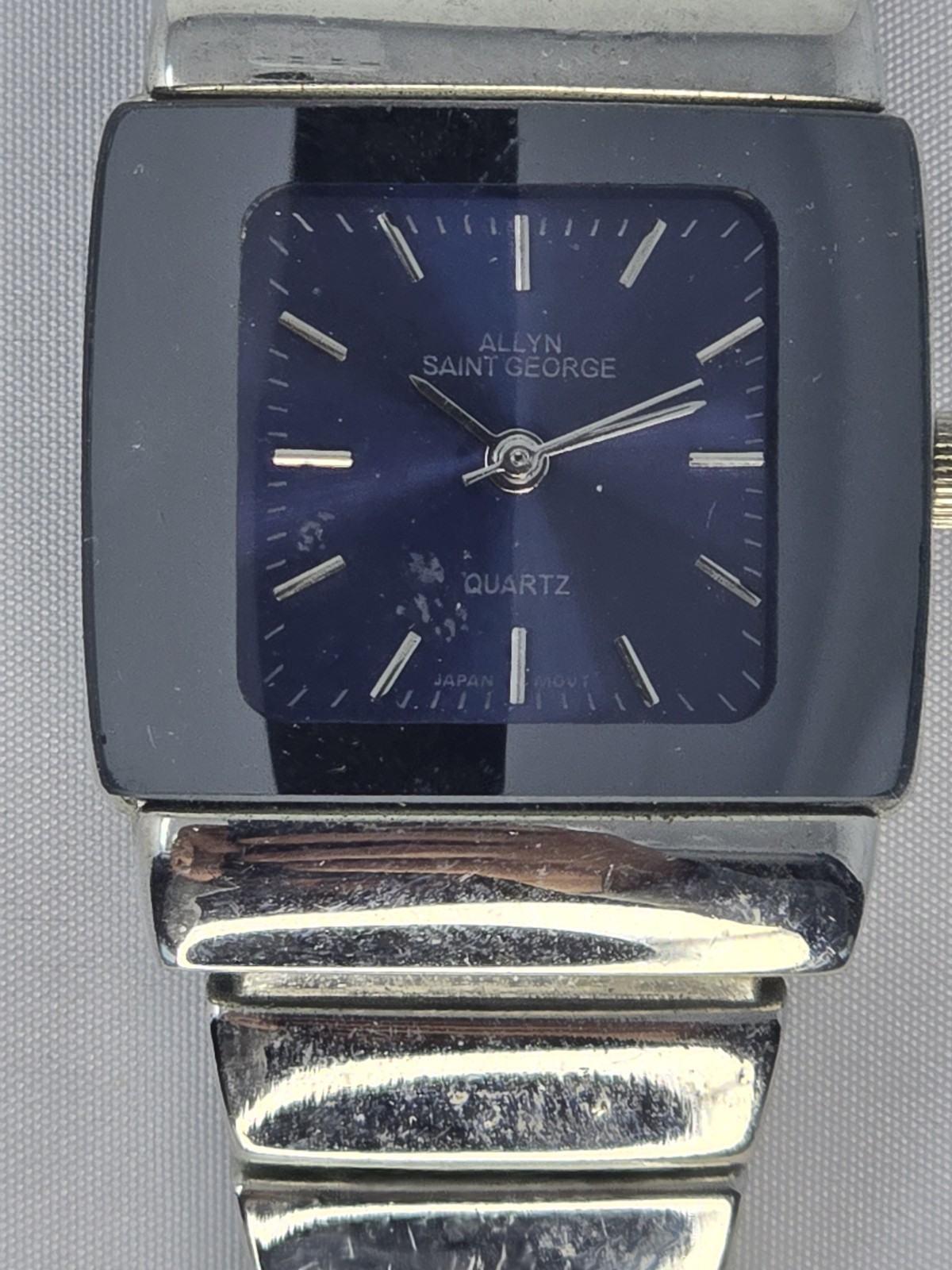 Allyn Saint George American Classic Stainless Men Watch Japan Movt Need Battery