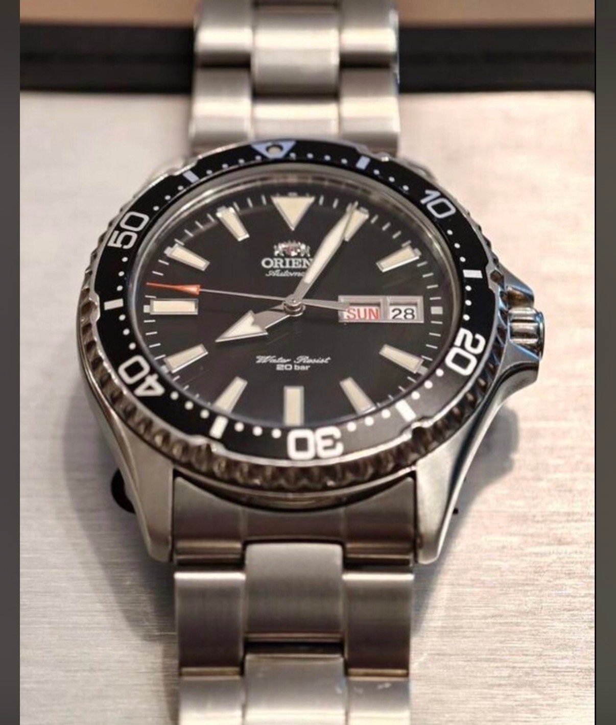 Orient Kamasu RA-AA0001 41.8 mm Automatic Stainless Steel Sapphire Diver Men’s