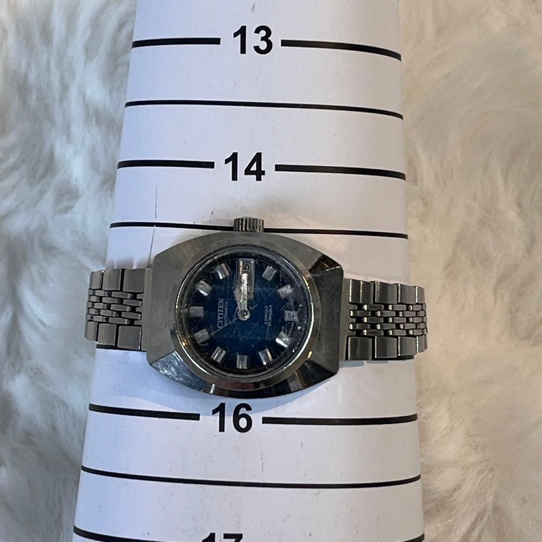 AT Citizen 28800 21 jewels 4-661095 Blue dial Day-Date