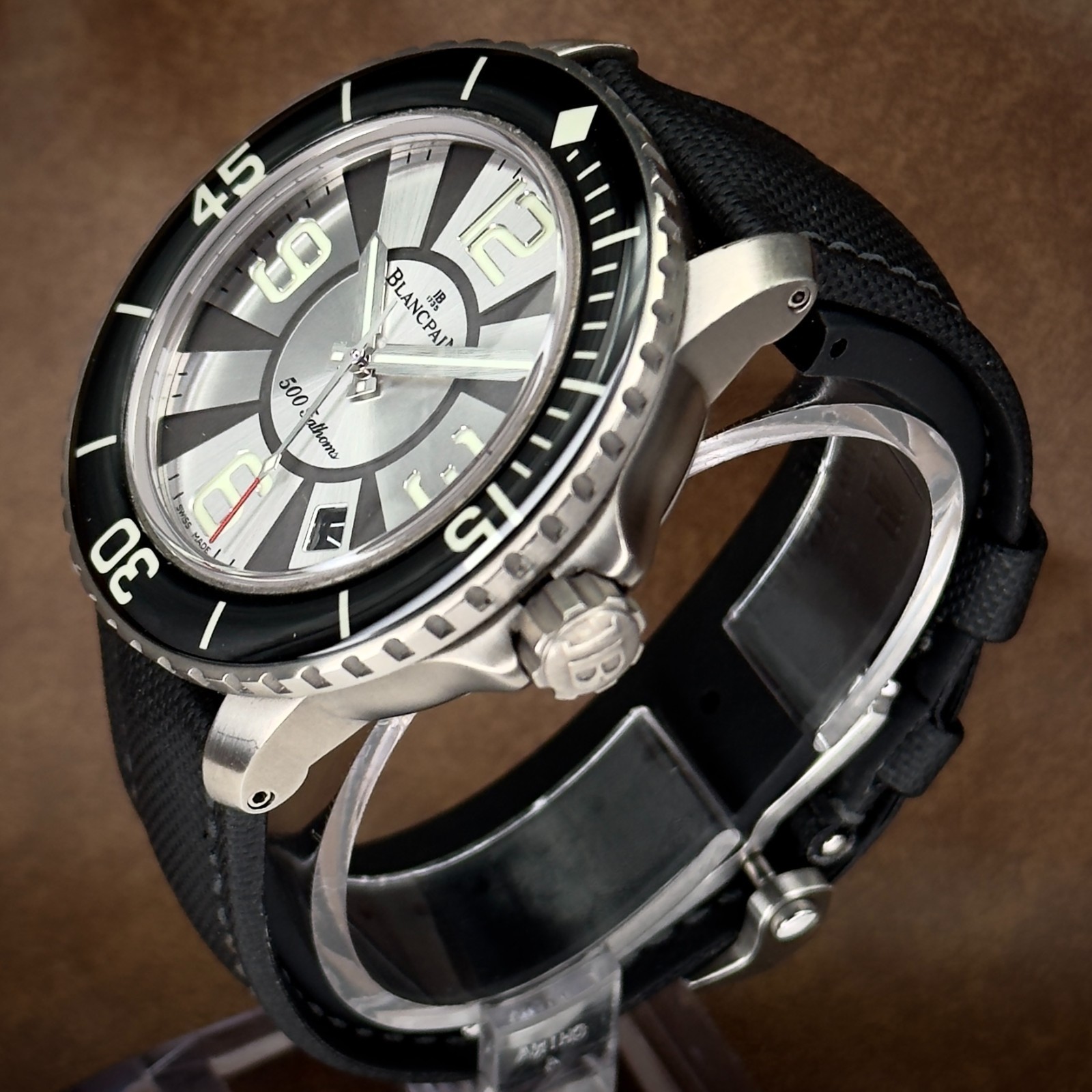 Blancpain 500 Fathoms 50015-12B34-52B Cannes Limited Edition, 48mm Titanium B&P!