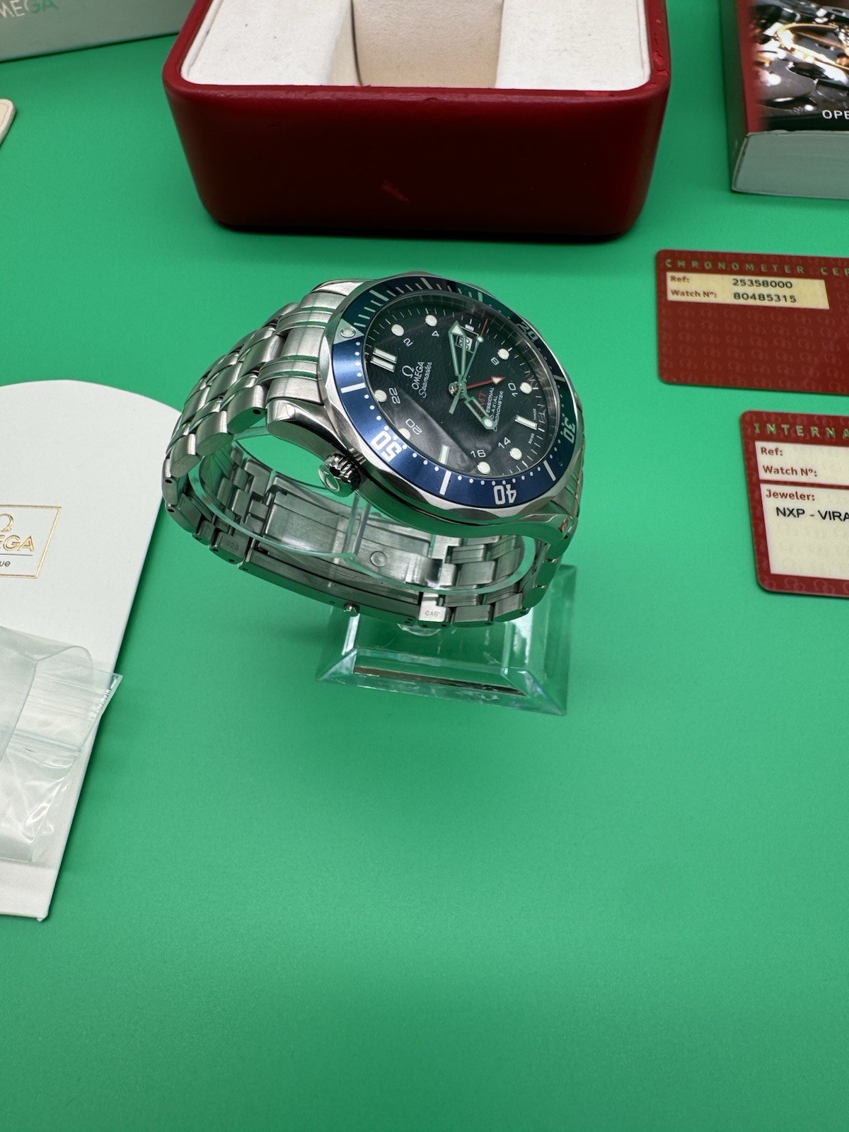 OMEGA Seamaster Diver 300M GMT Blue Twin Time 2535.80.00
