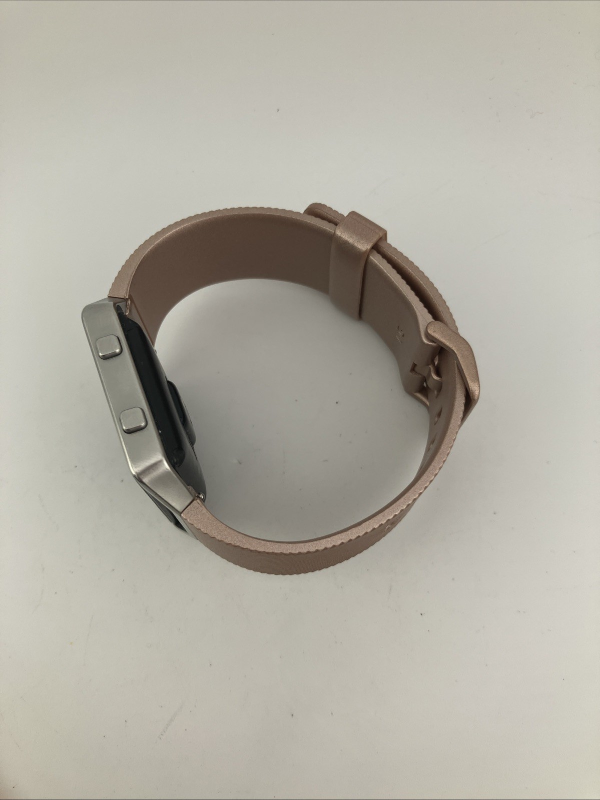 Fitbit Blaze FB502 40mm Smart Watch Silver/Rose Gold Tone w/ Charger Tested/Runs