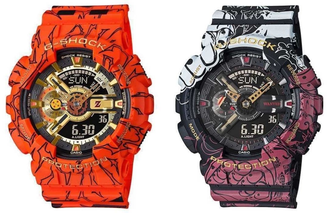 G-SHOCK One Piece & Dragon Ball Z Collaboration Model Watch Casio Unused Japan