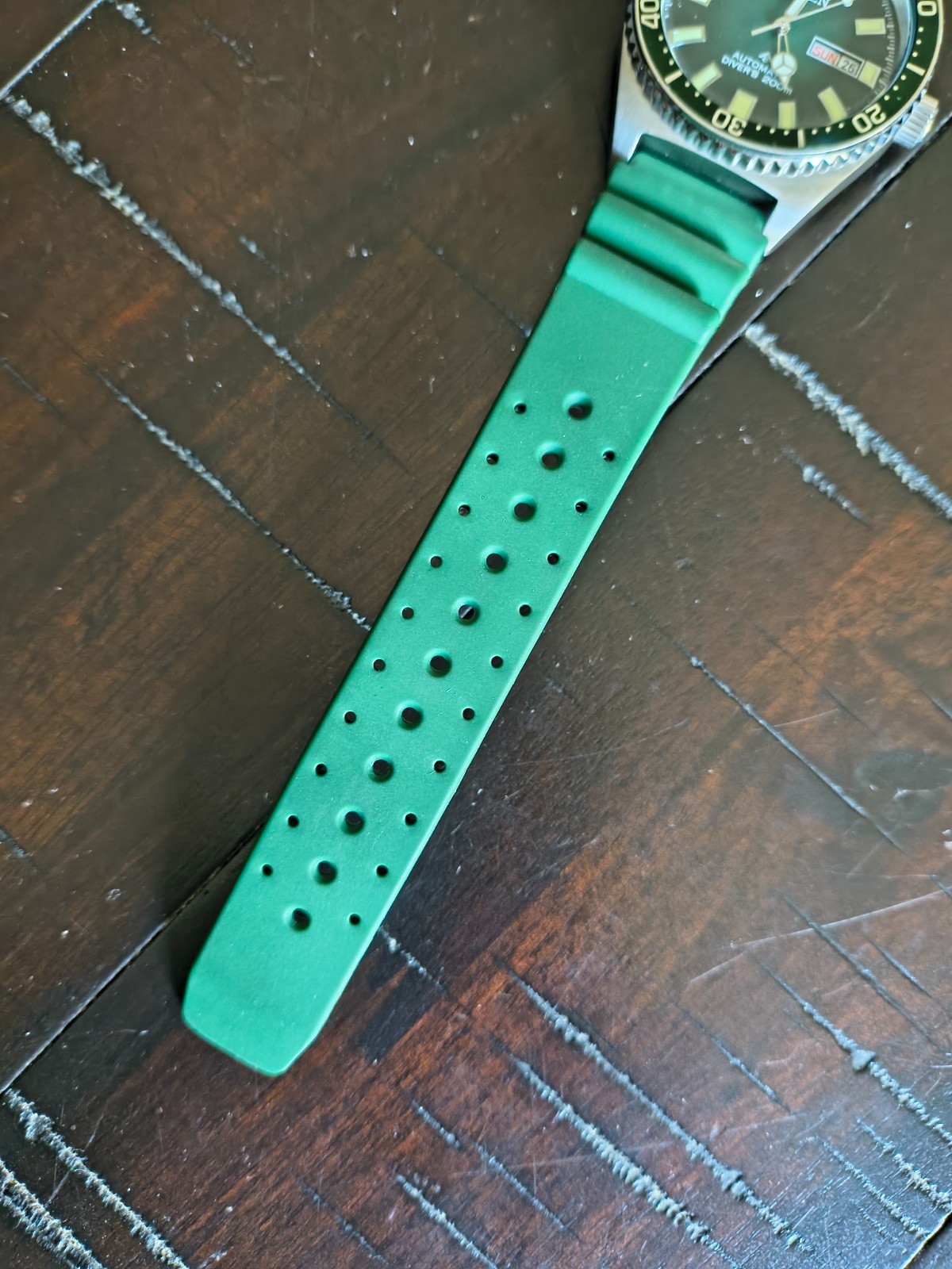 Citizen Promaster Diver Automatic ny0121-09x Green Face and Strap with Box
