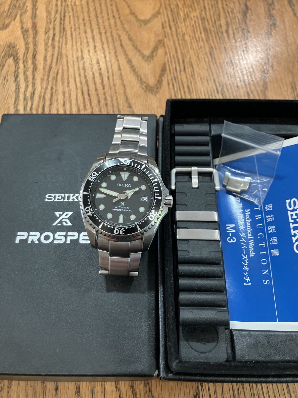 SEIKO Prospex 6R15-01DO Automatic Titanium Watch JAPAN