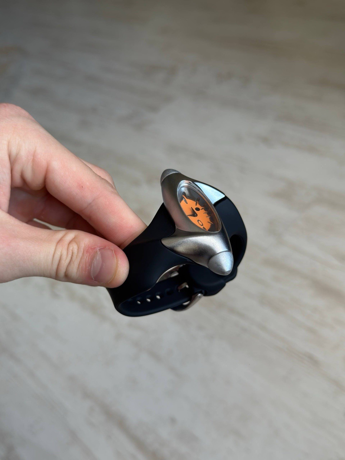 Oakley Torpedo Quartz Watch Analog Rubber Stainless Steel Rare Orange Black