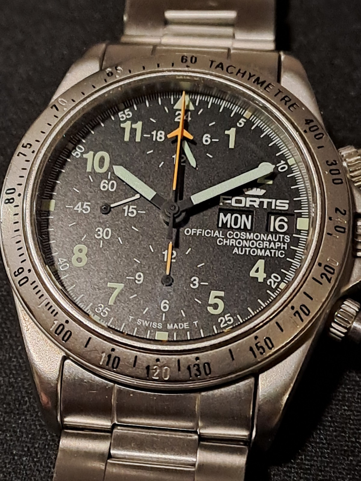 Fortis 602.22.142 Official Cosmonauts Cronograph Automatic Lemania 5100