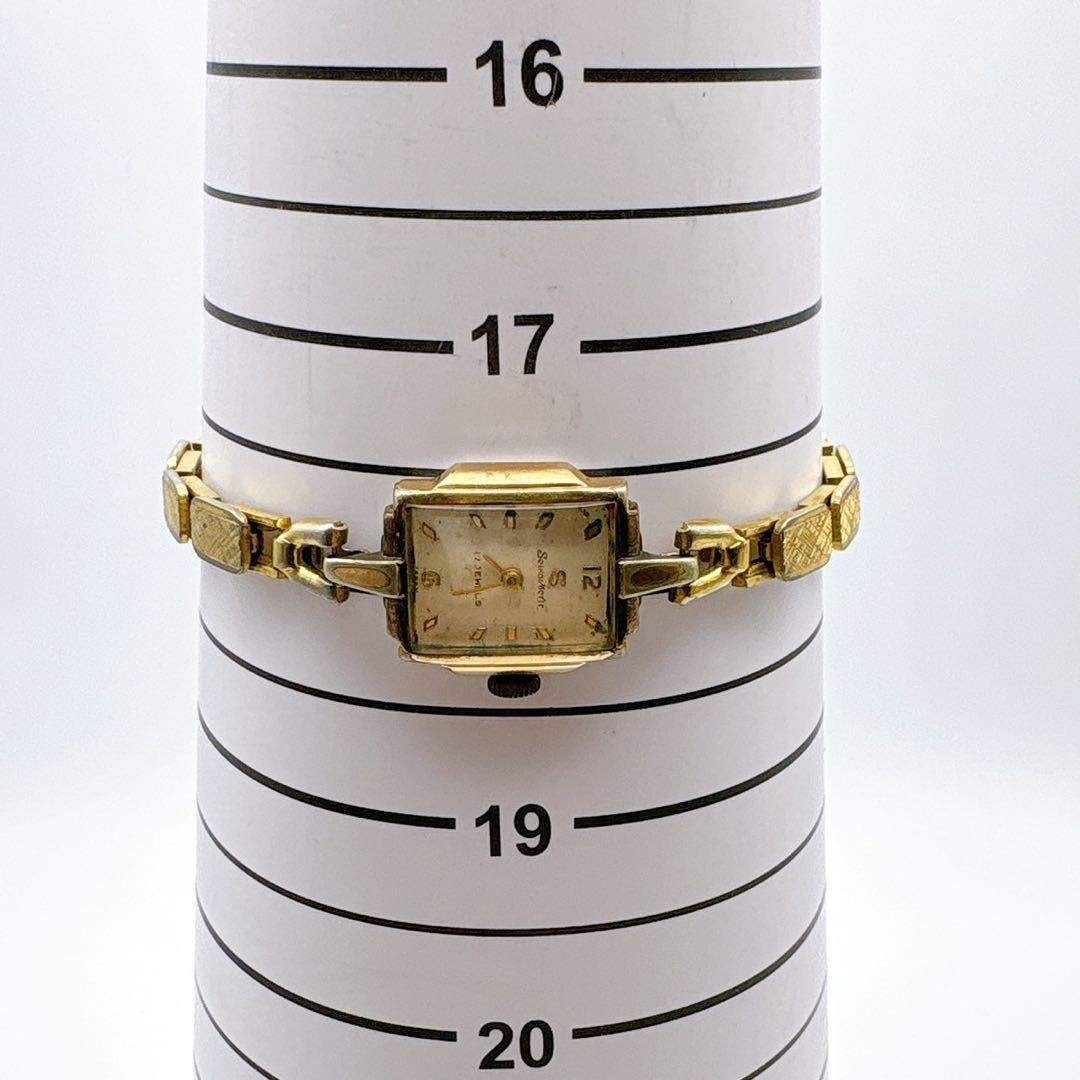 Rare 1950s SEIKO Merit S Mark 14K Gold Plated Hand Wound