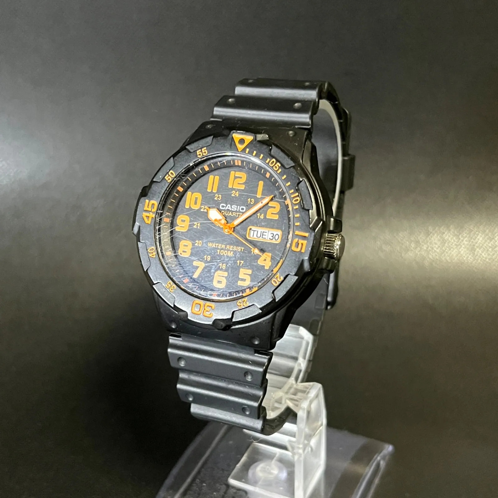 [Working Condition] CASIO Diver Look Watch MRW-200H, Battery Replaced, Operation