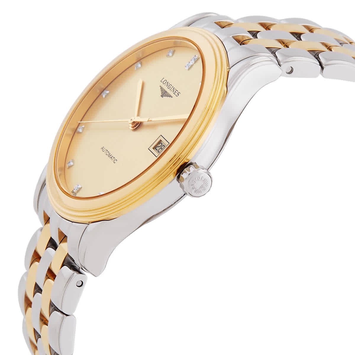 Longines Flagship Automatic Diamond Champagne Dial Watch L49843377