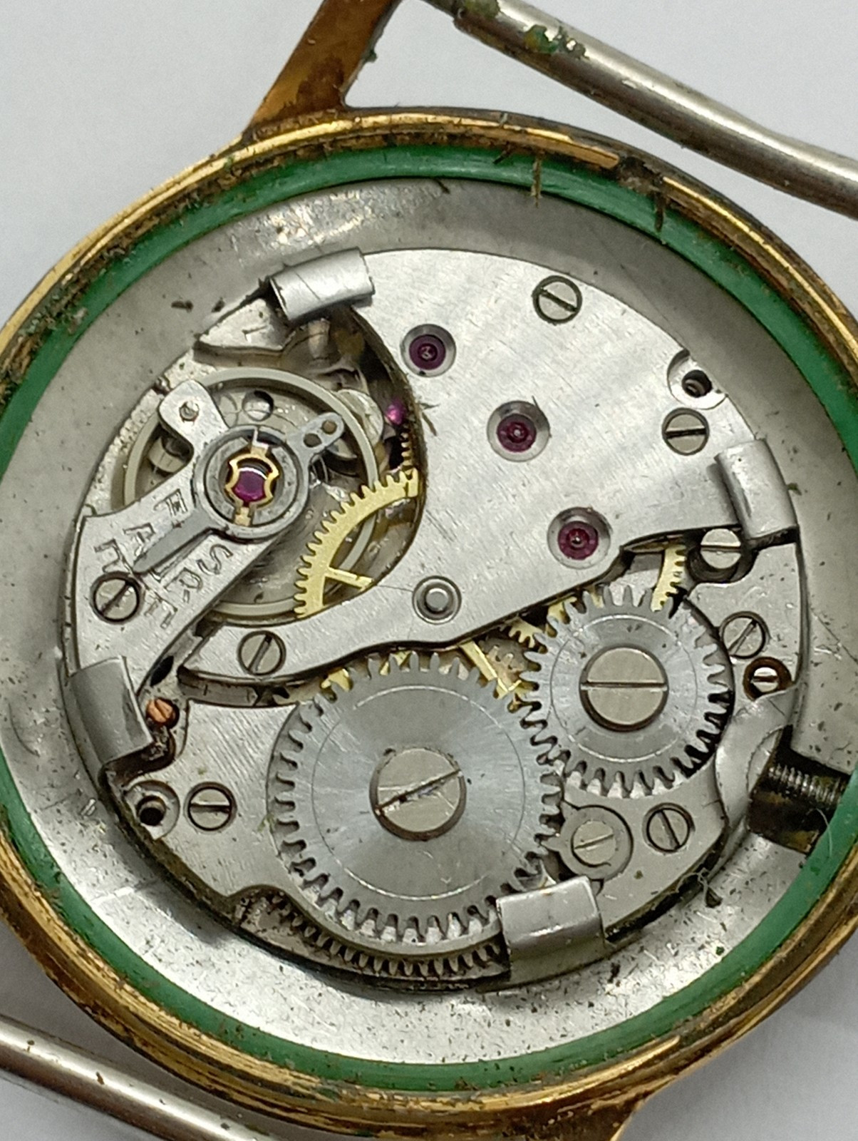 Vintage STANDEX Ancre Cal. Cupillard 233 Lunched 1930 Watch Movement Working Wel