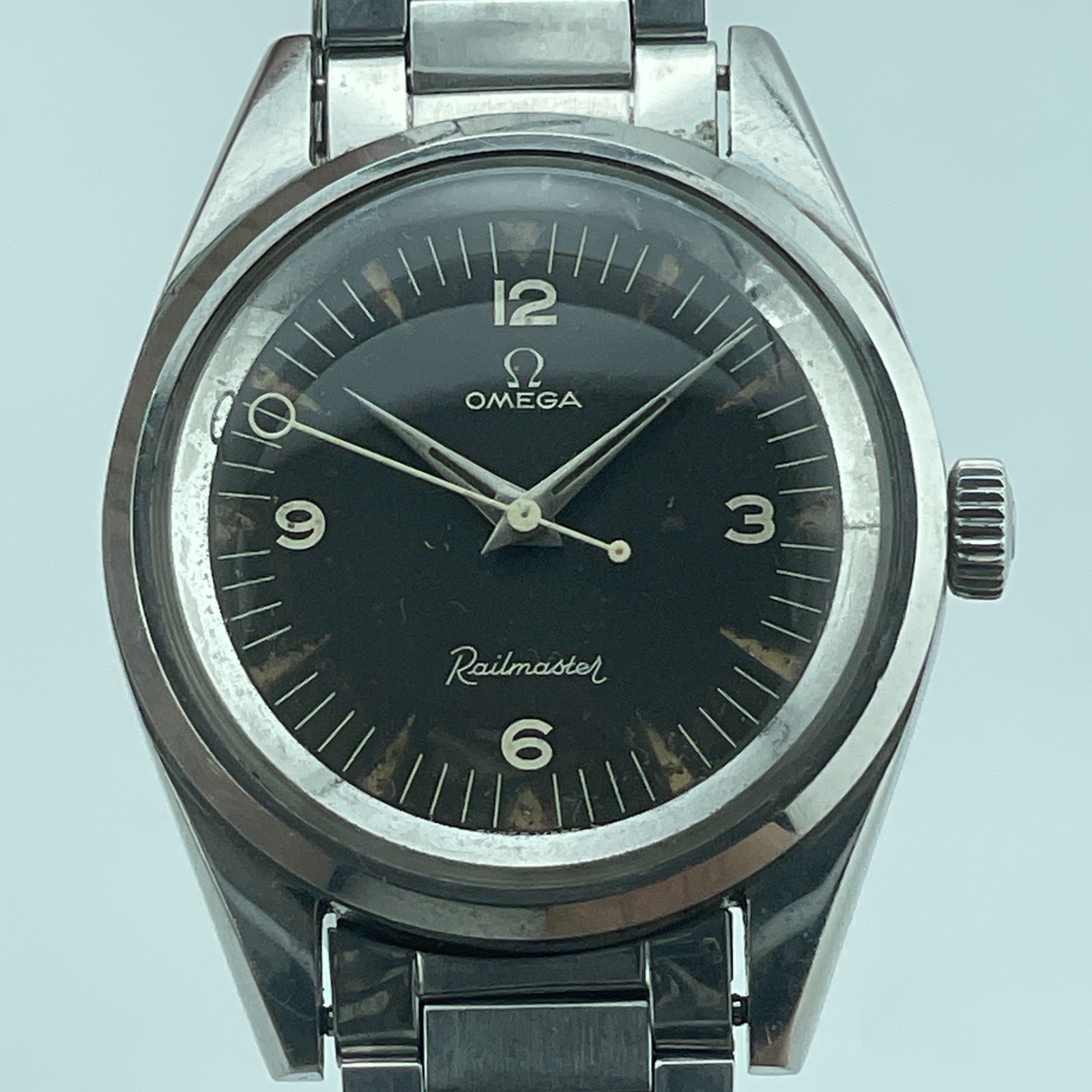 OMEGA RAILMASTER Ref 2914-5 Lollipop Manual wind 285 mov from 59 series 17 Mill